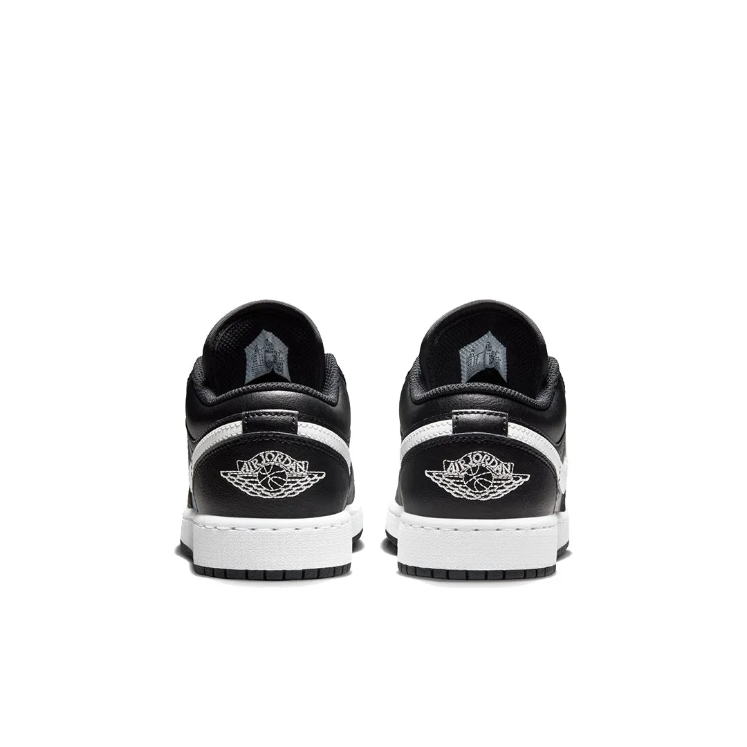 AIR JORDAN 1 LOW (GS) BLACK/SUMMIT WHITE