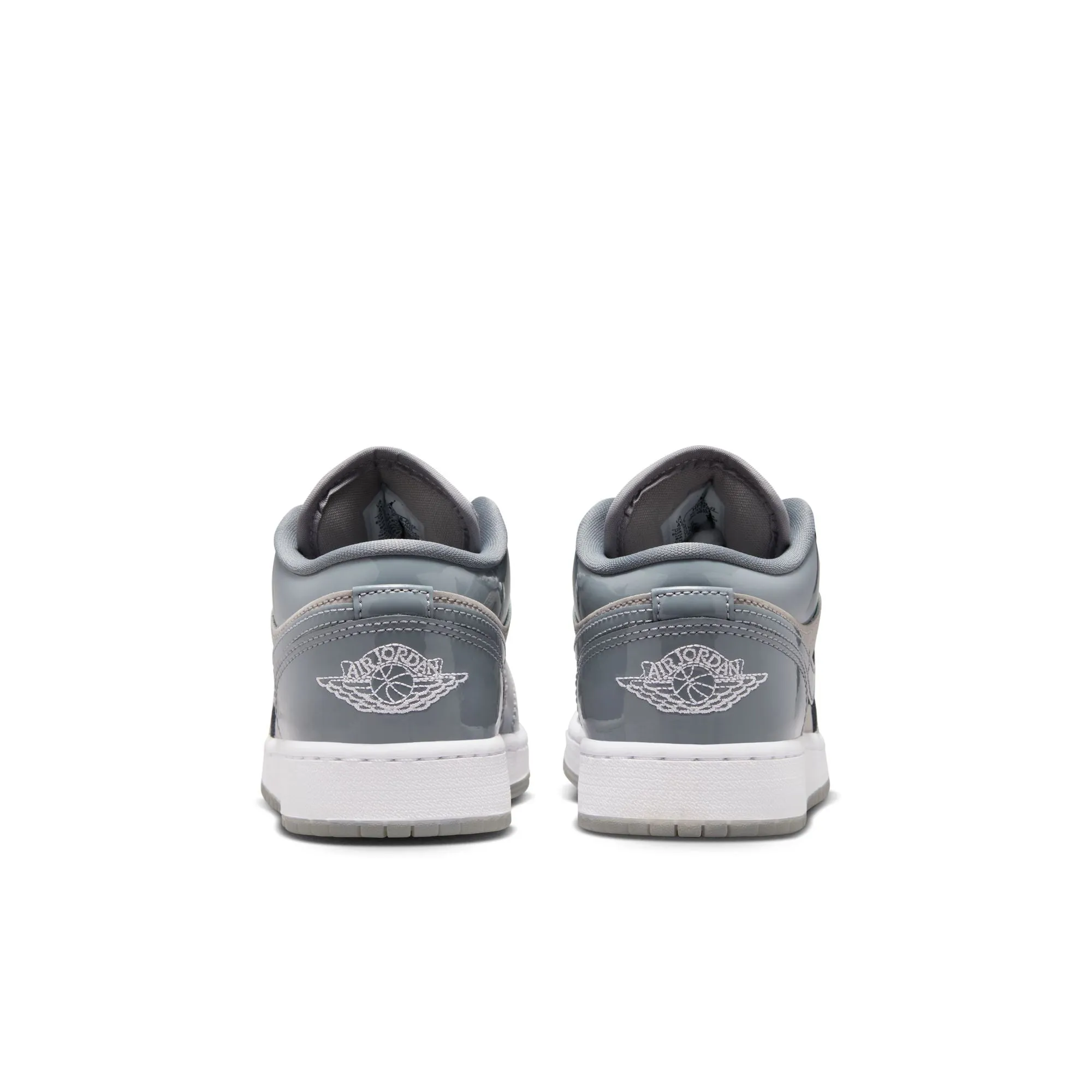 AIR JORDAN 1 LOW SE (GS) PATENT COOL GREY