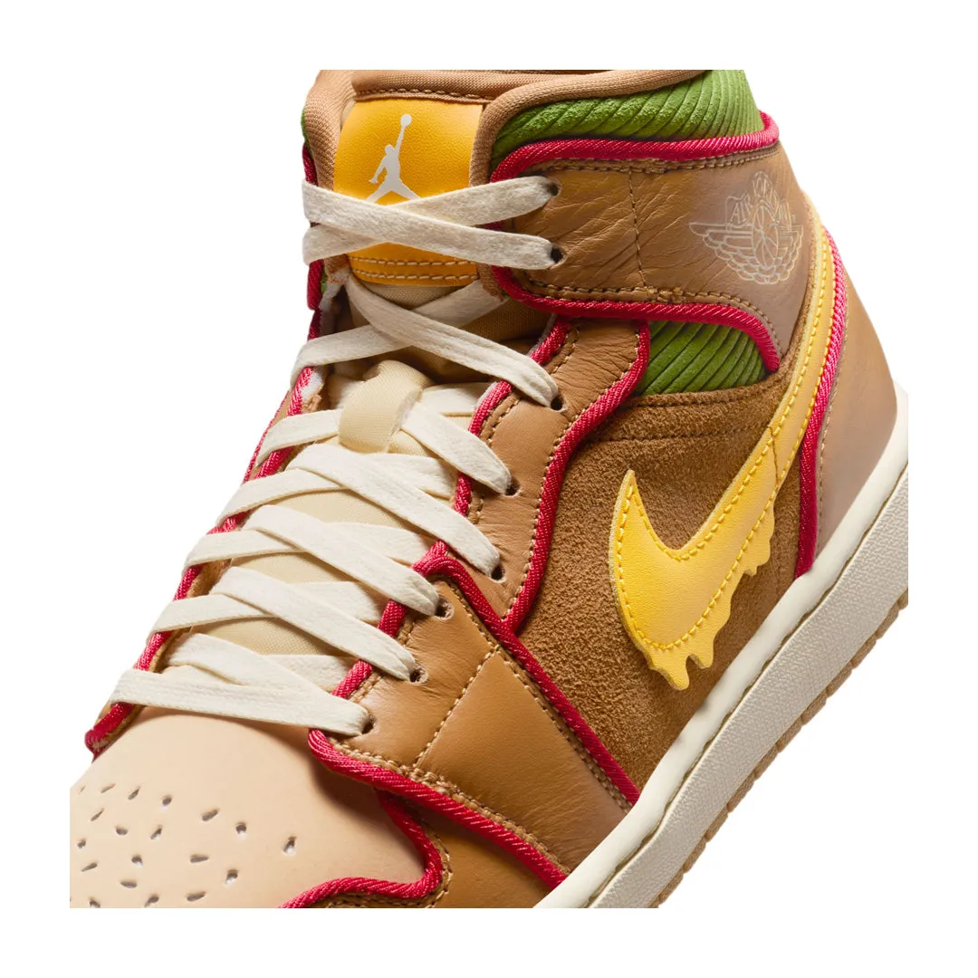 AIR JORDAN 1 MID SE CHEESEBURGER