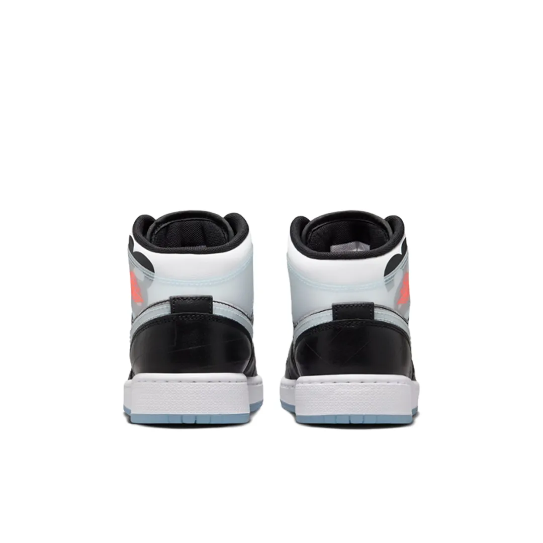 AIR JORDAN 1 MID SNEAKER SCHOOL (GS) X-RAY