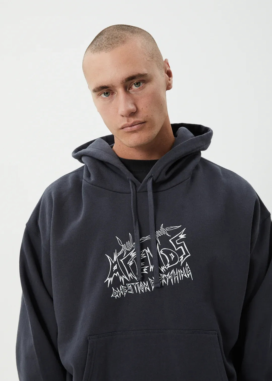 Moments Boxy Hoodie Charcoal
