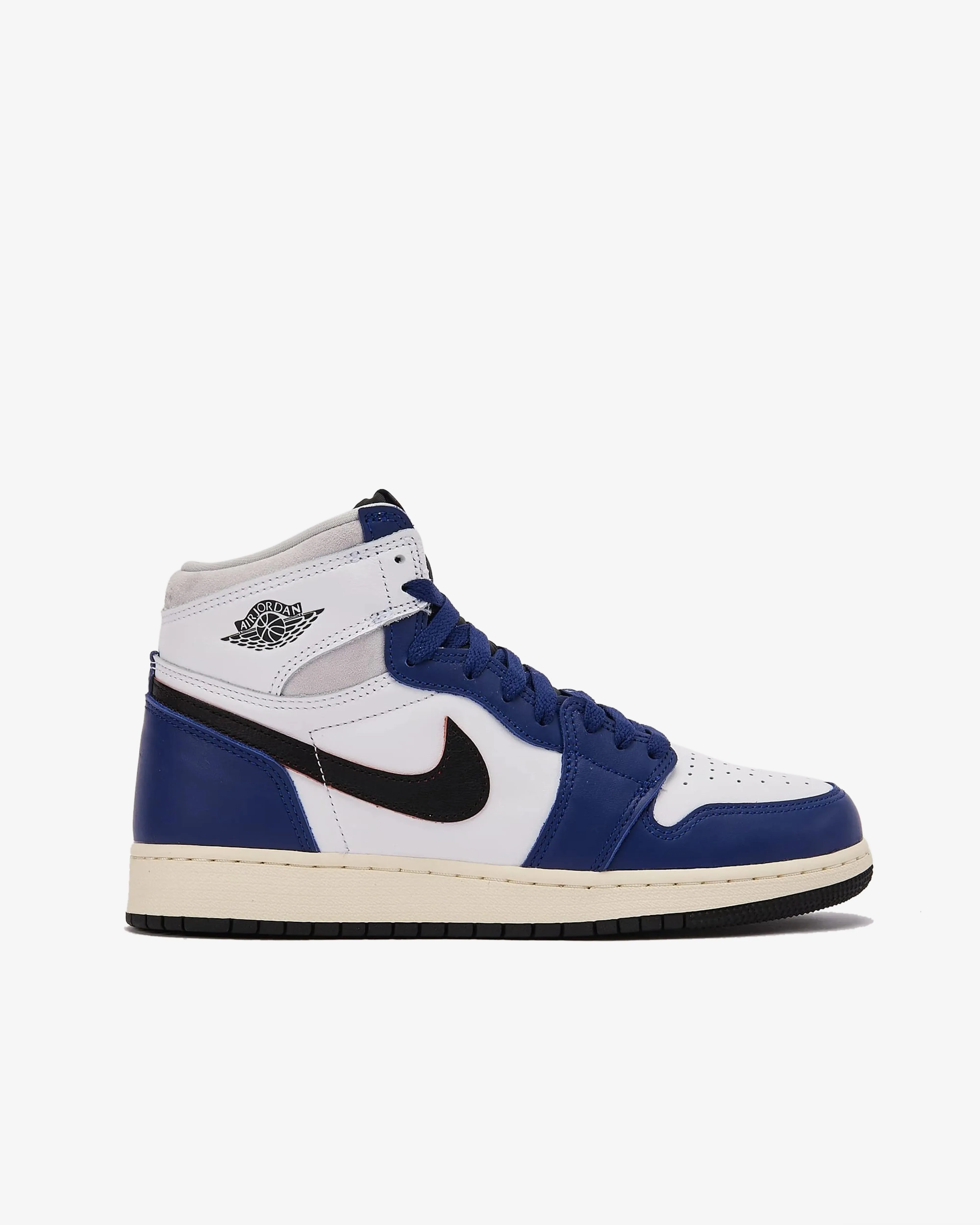Nike - Air Jordan 1 High OG Grade School Sneakers - (Deep Royal Blue)