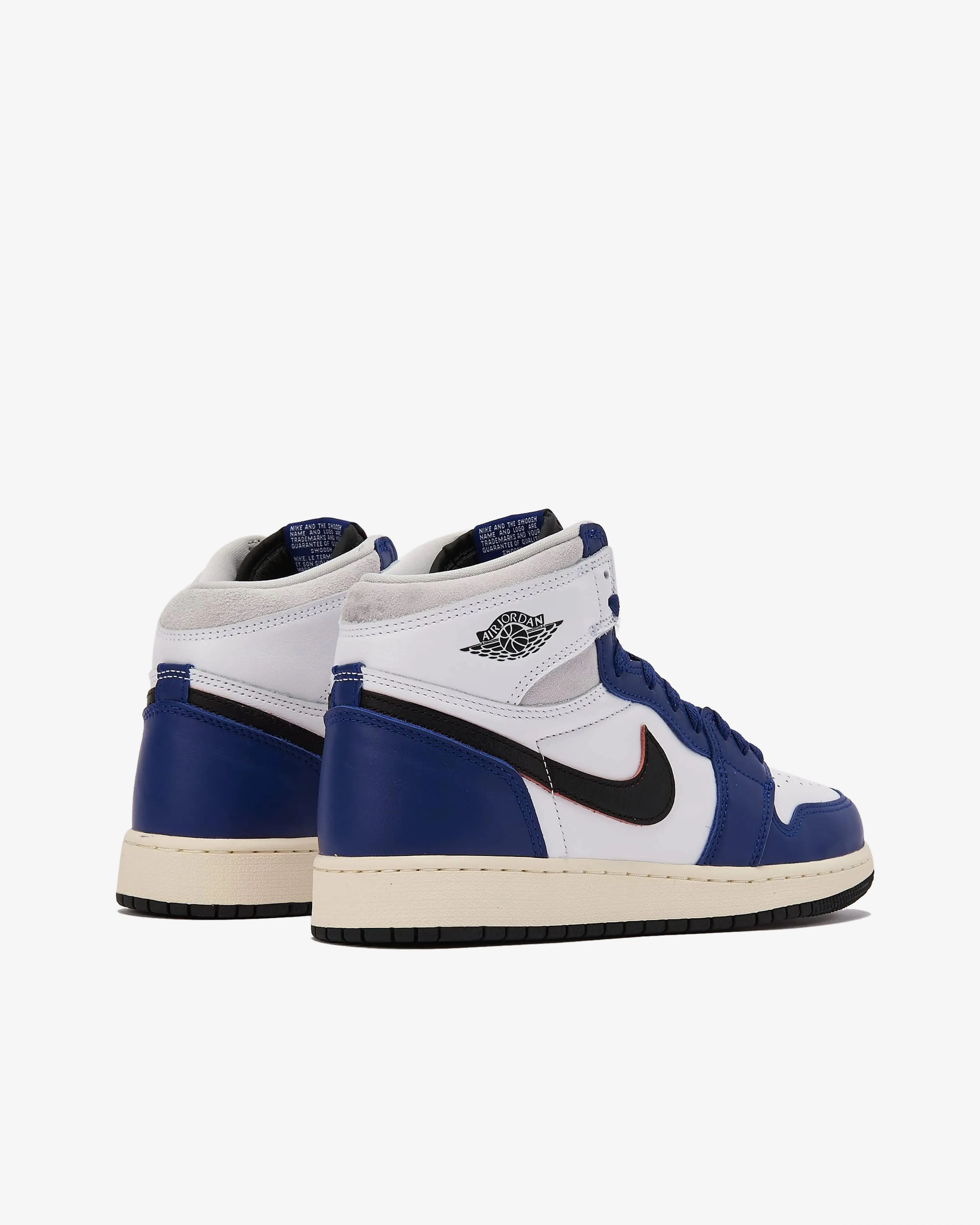 Nike - Air Jordan 1 High OG Grade School Sneakers - (Deep Royal Blue)