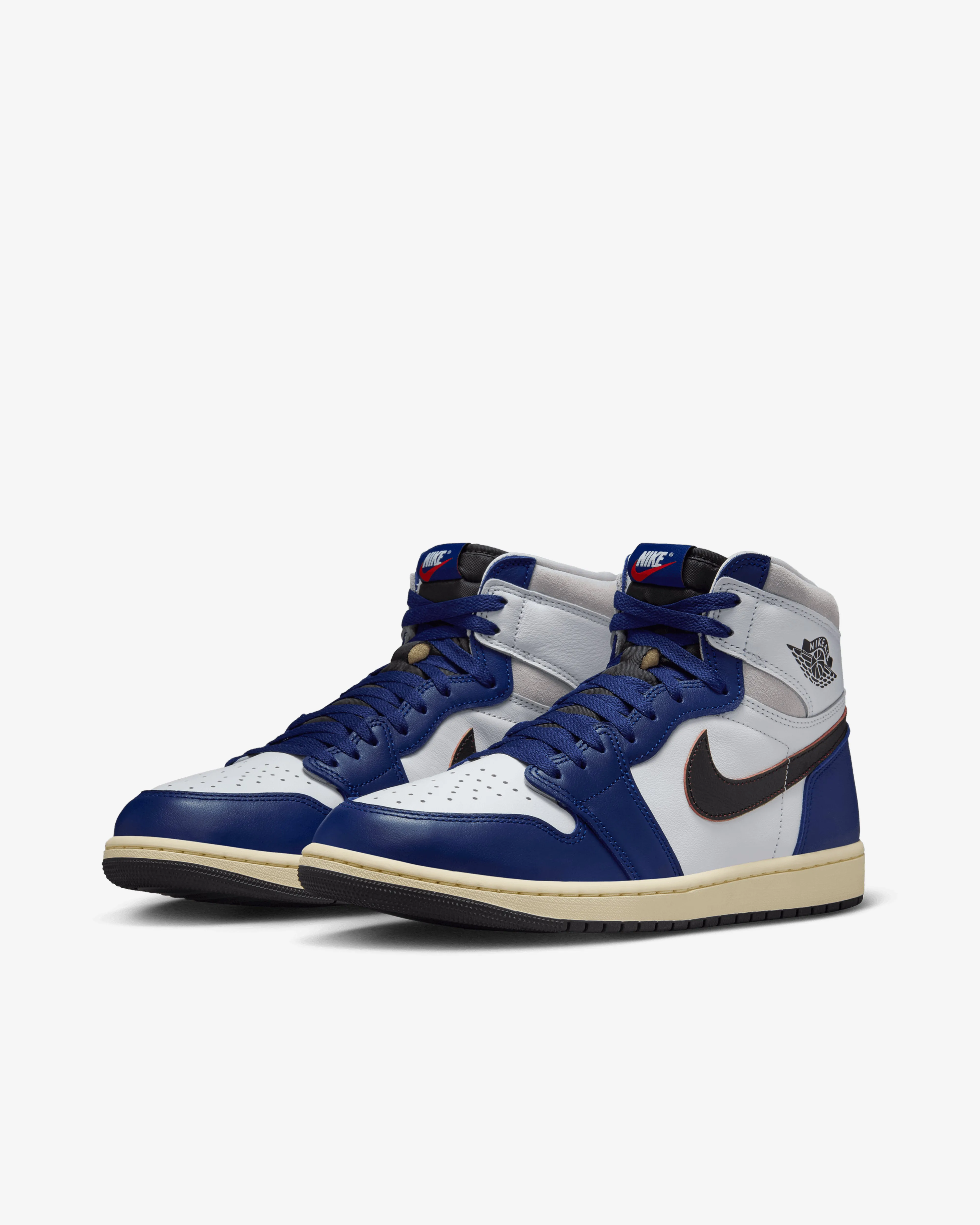 Nike - Air Jordan 1 Retro High OG Sneakers - (White/Blue/Black)