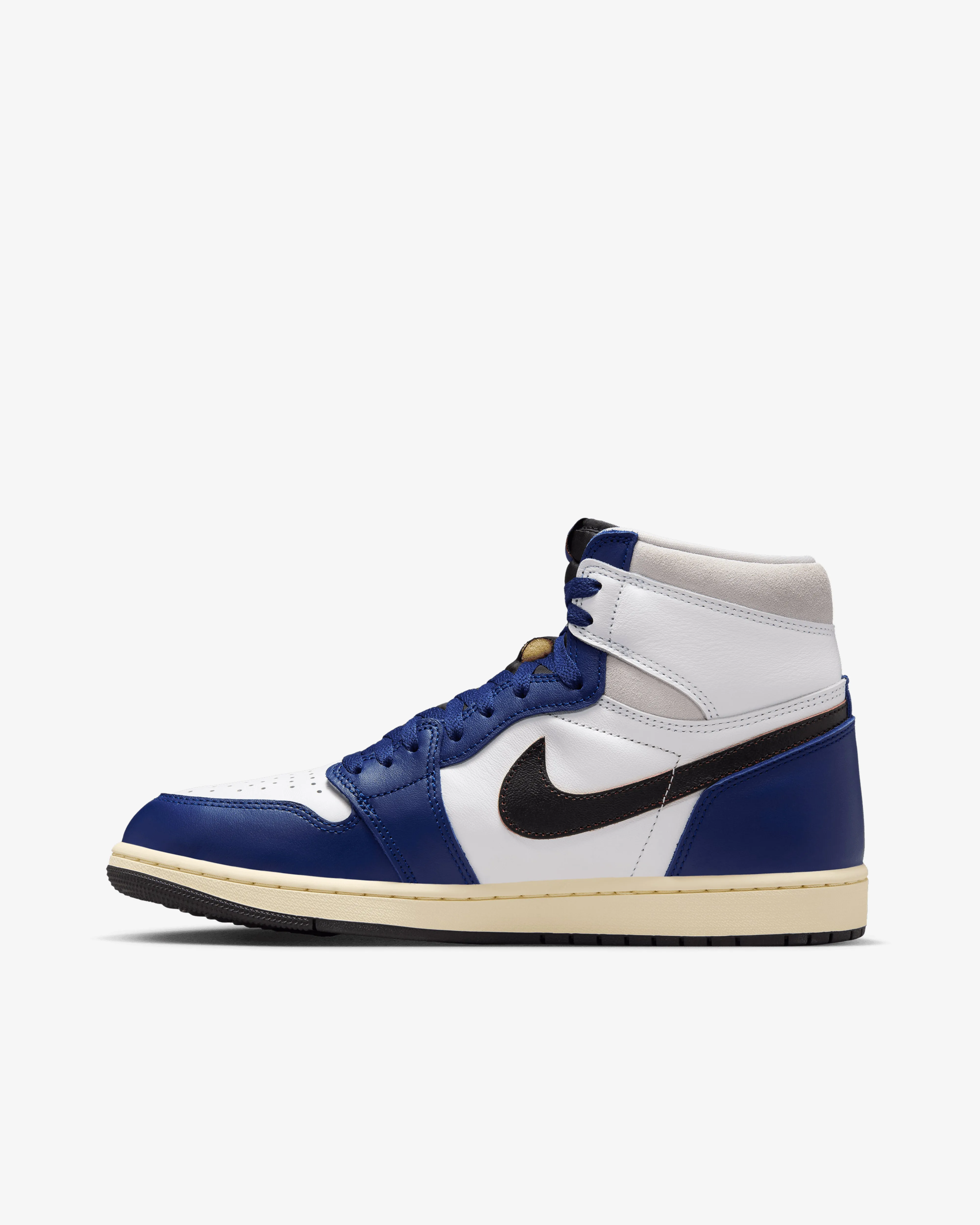 Nike - Air Jordan 1 Retro High OG Sneakers - (White/Blue/Black)