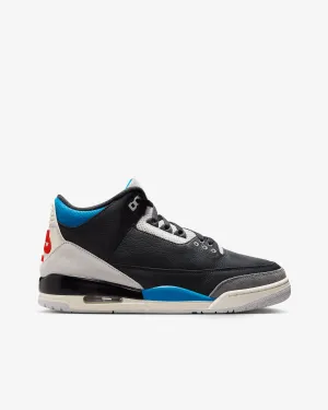 Nike - Air Jordan 3 Retro OG Sneakers - (Black/Chile Red)