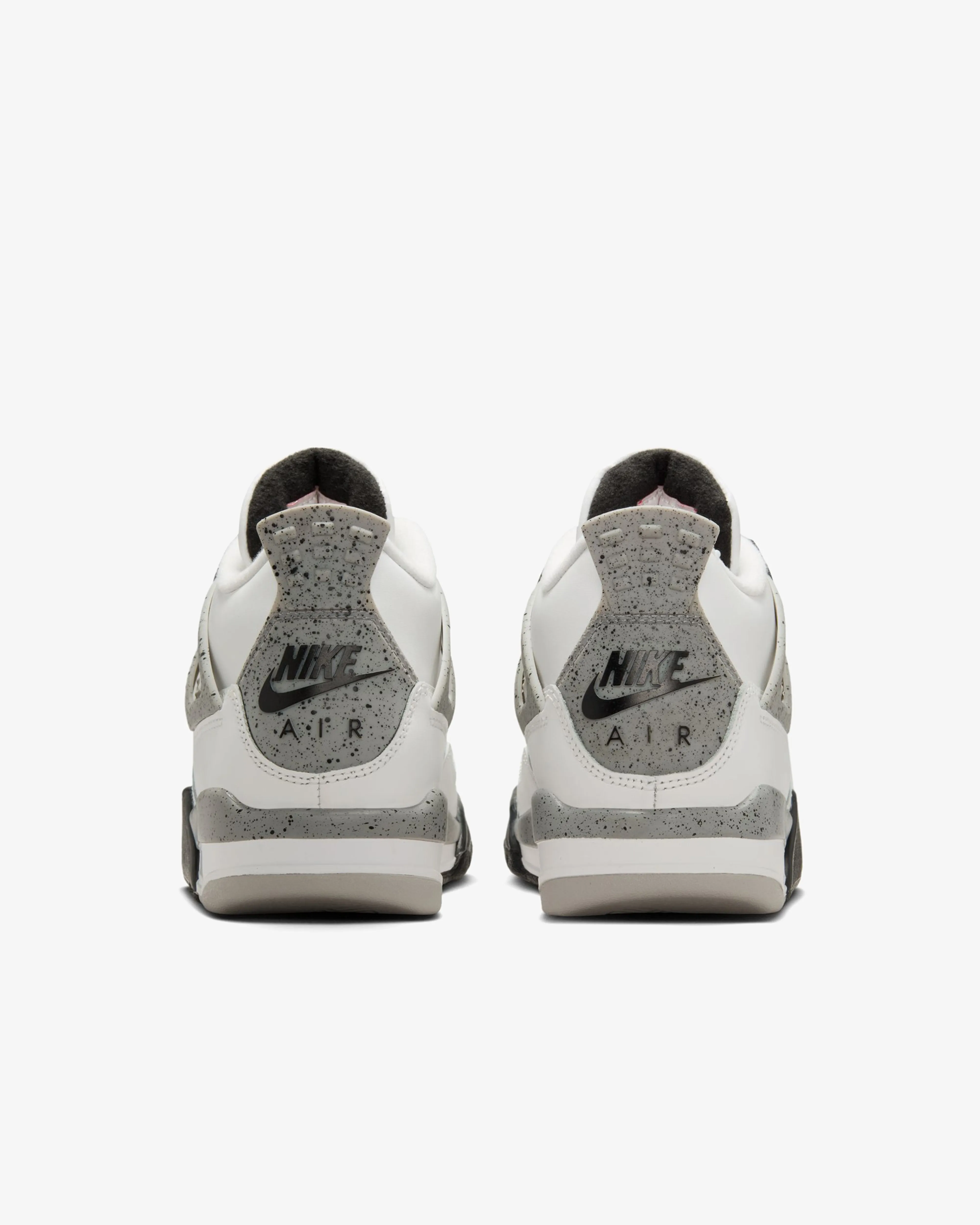 Nike - Air Jordan 4 Retro Grade School Sneakers - (White Cement)