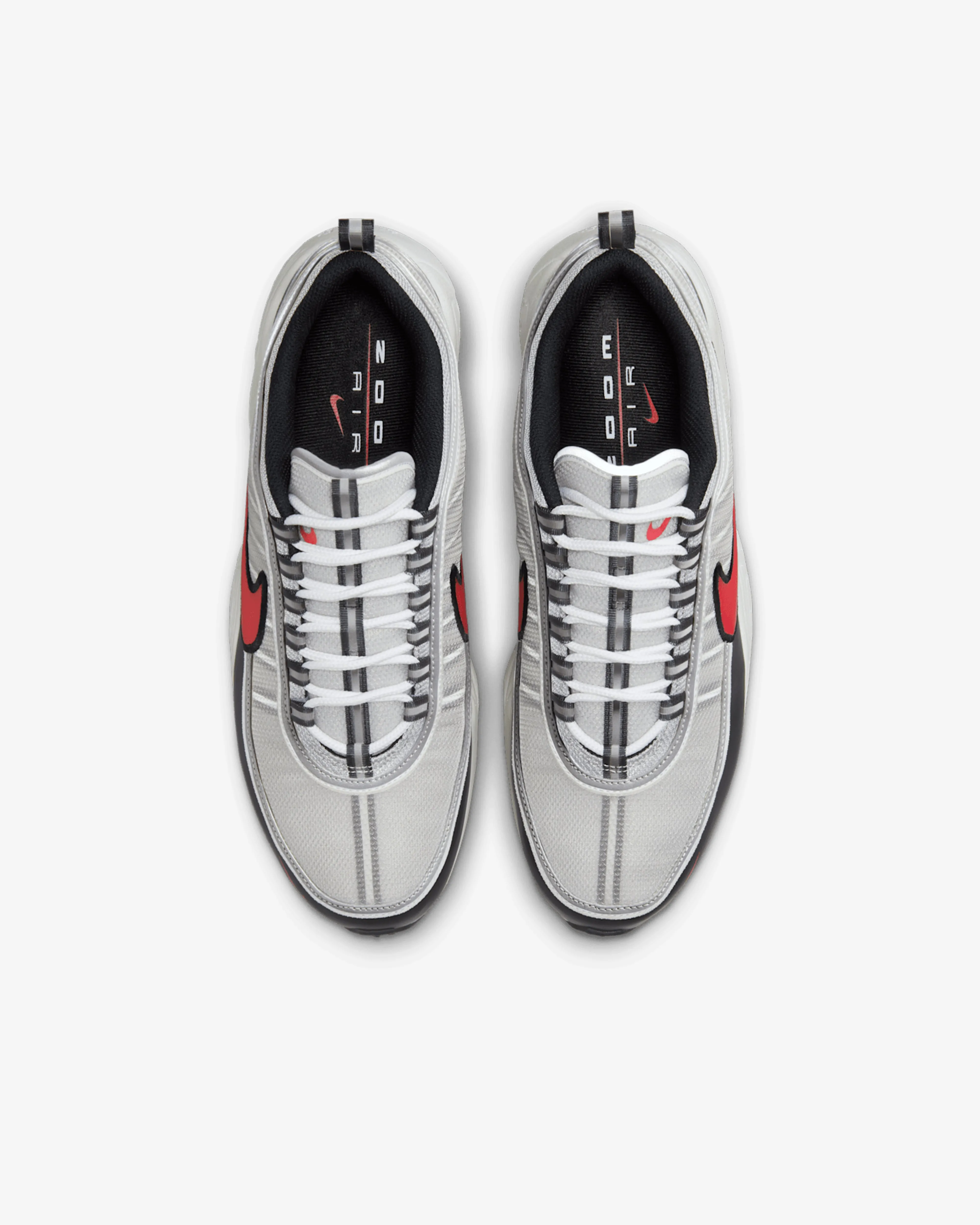 Nike - Air Zoom Spiridon Sneakers - (Silver/Red)