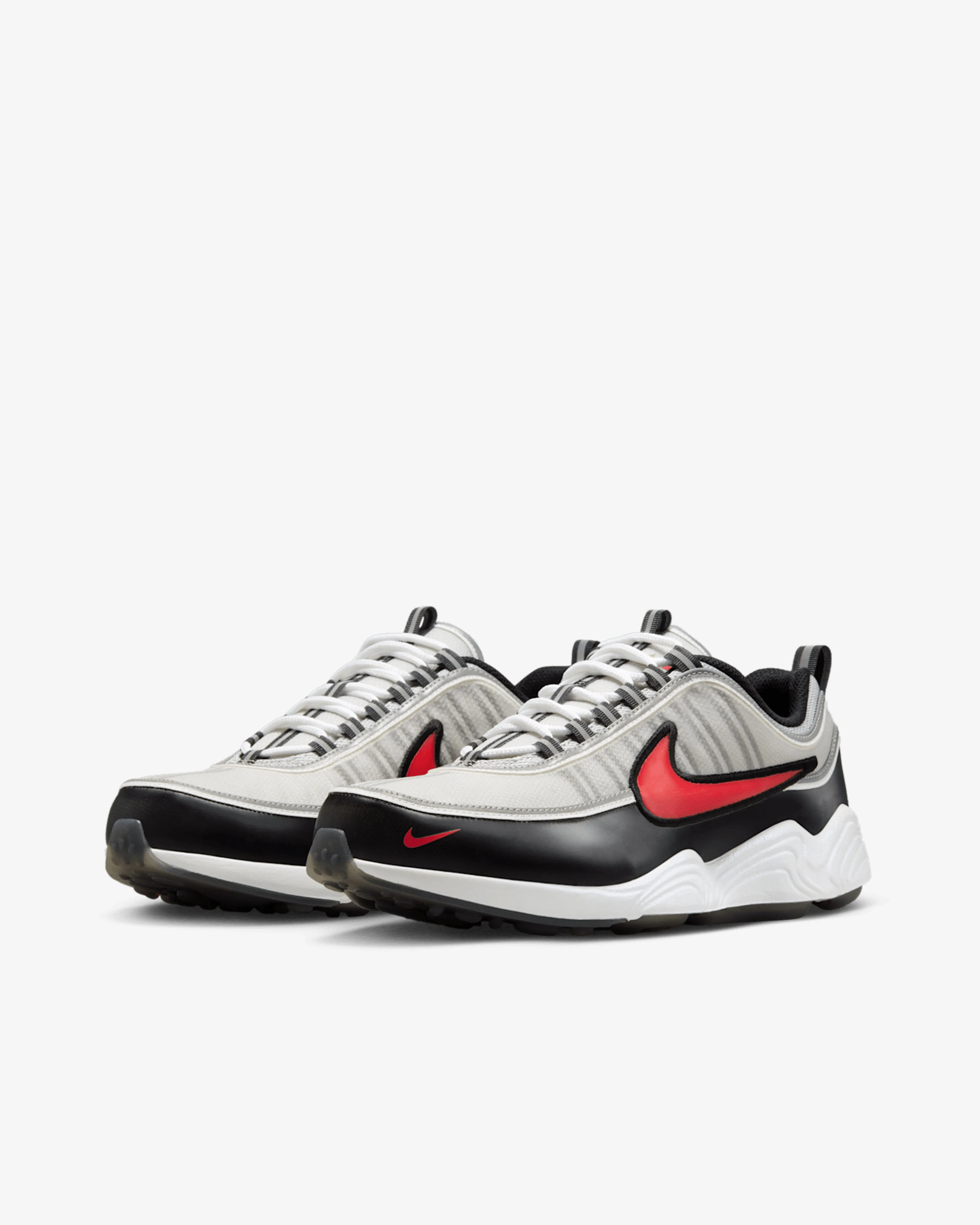 Nike - Air Zoom Spiridon Sneakers - (Silver/Red)