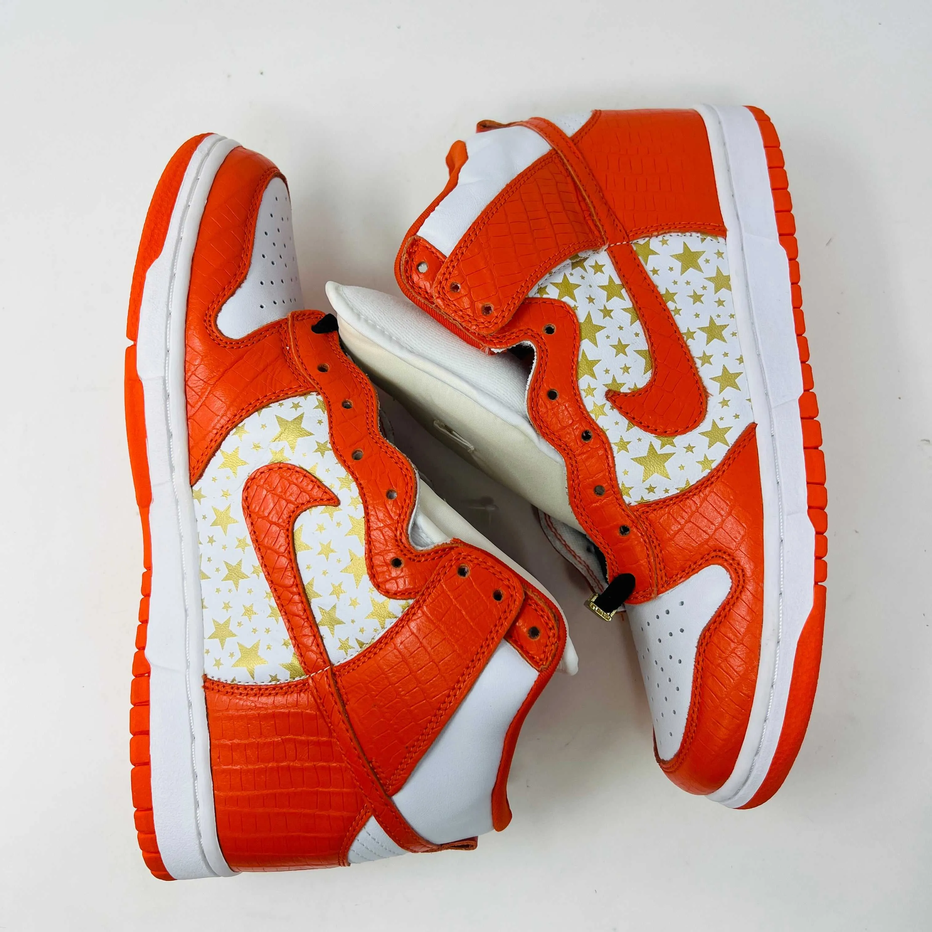 Nike Dunk High Pro SB Supreme Orange Stars