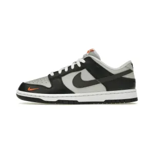 Nike Dunk Low Grey Black Orange Mini Swoosh