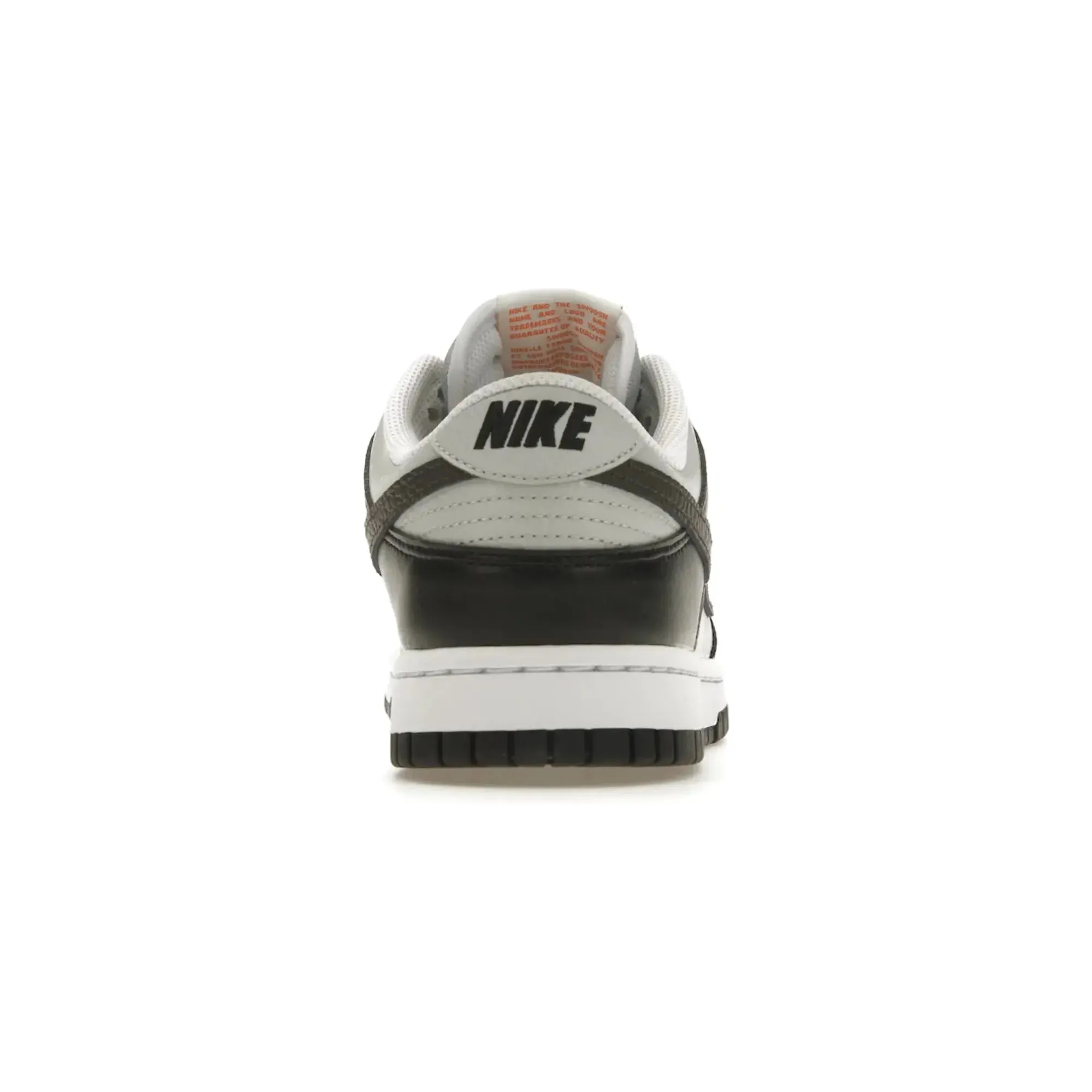 Nike Dunk Low Grey Black Orange Mini Swoosh