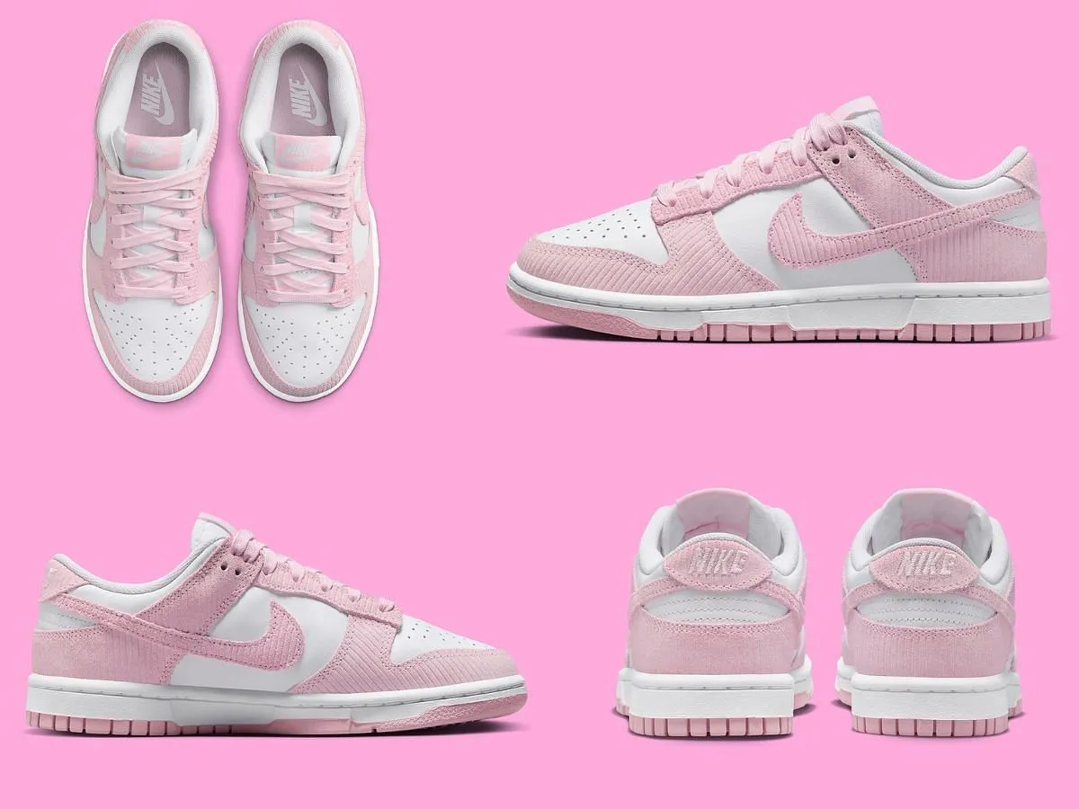 Nike Dunk Low Pink Corduroy (W)