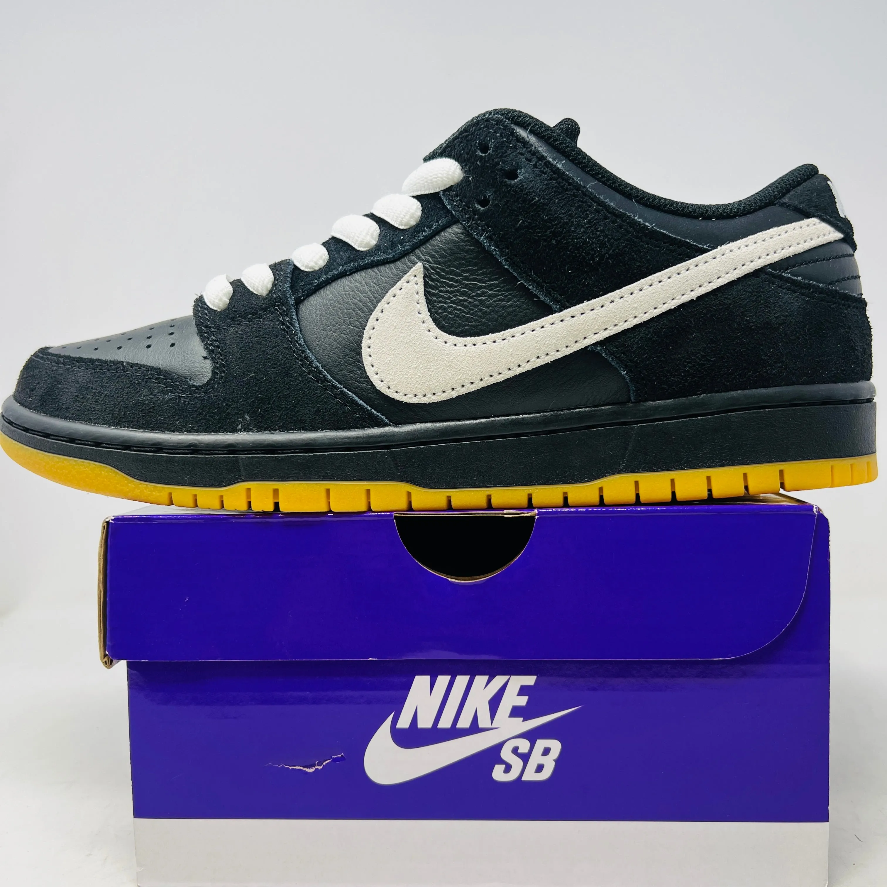 Nike Dunk Low Pro SB Black White Gum