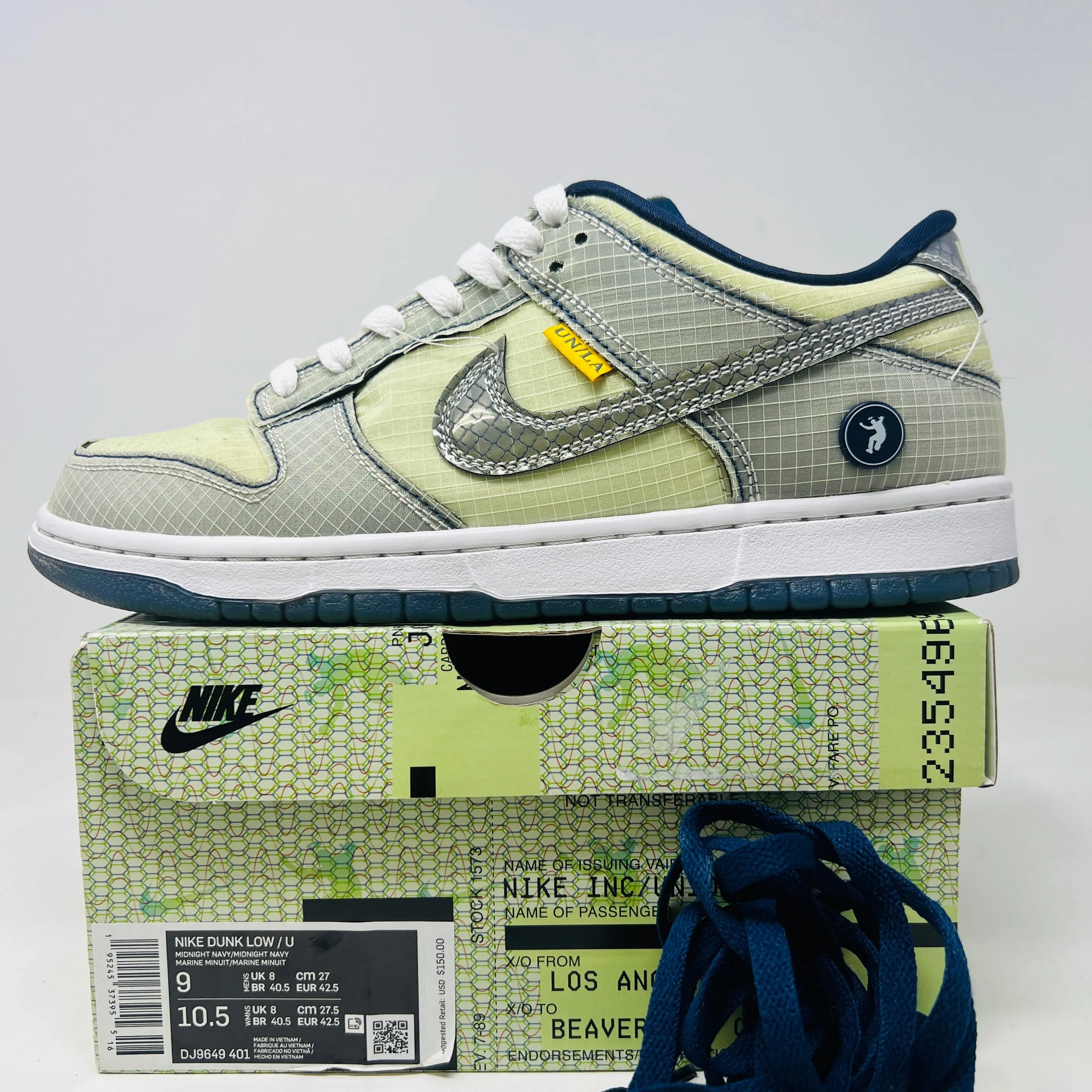 Nike Dunk Low Union Passport Pack Pistachio