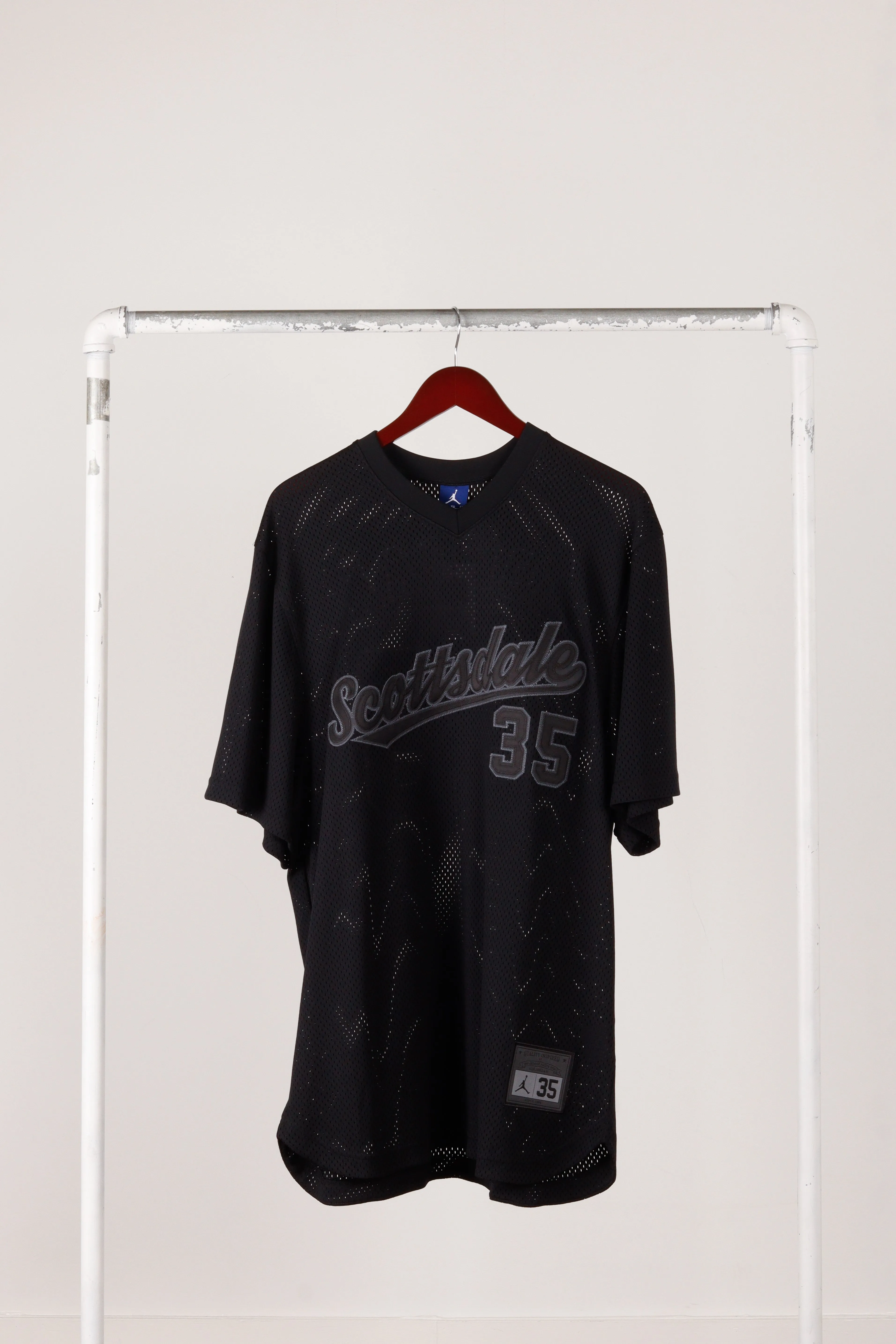 Nike Jordan Brand 'Scottsdale Mesh' Baseball Jersey Black (2017)
