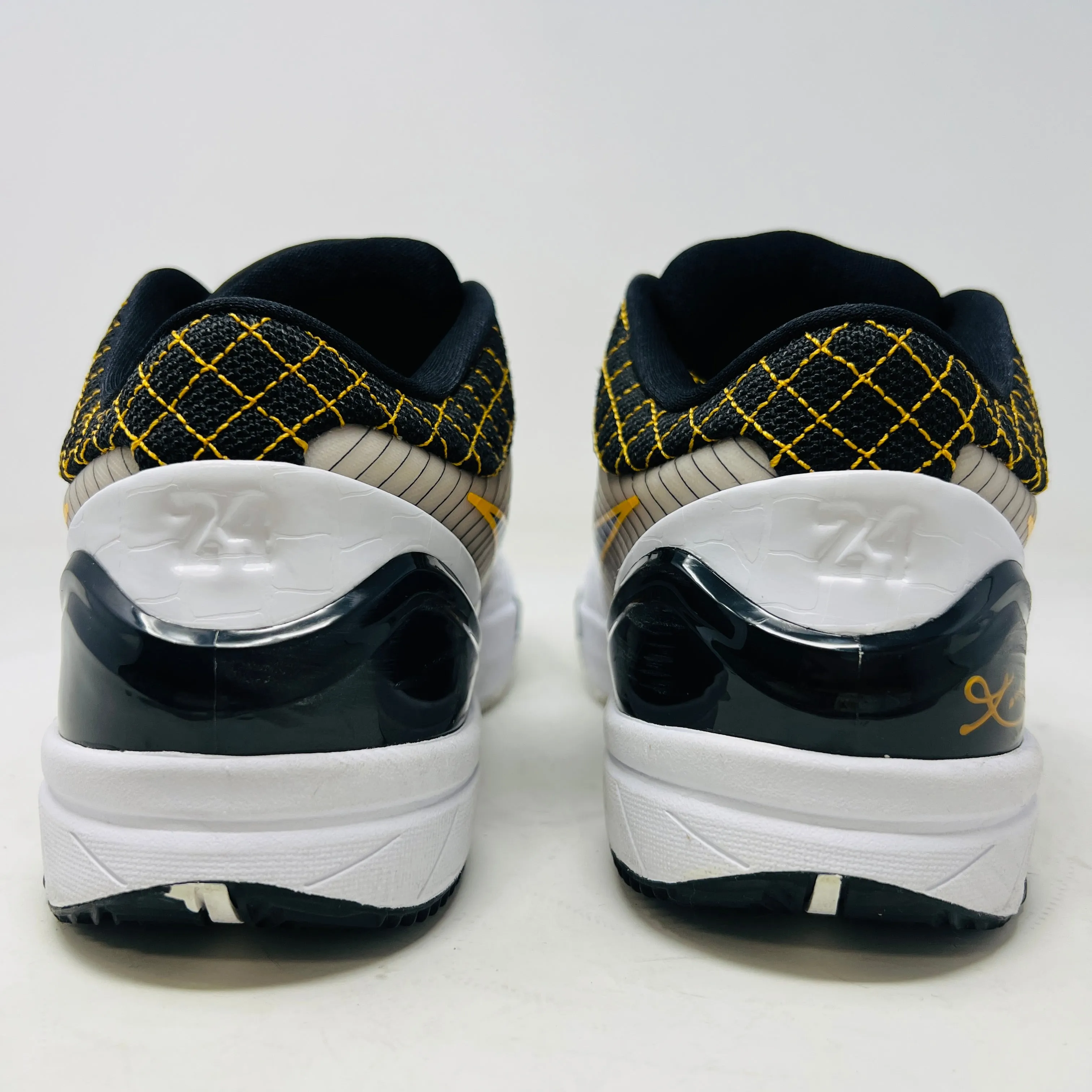 Nike Kobe 4 Protro White Black Del Sol