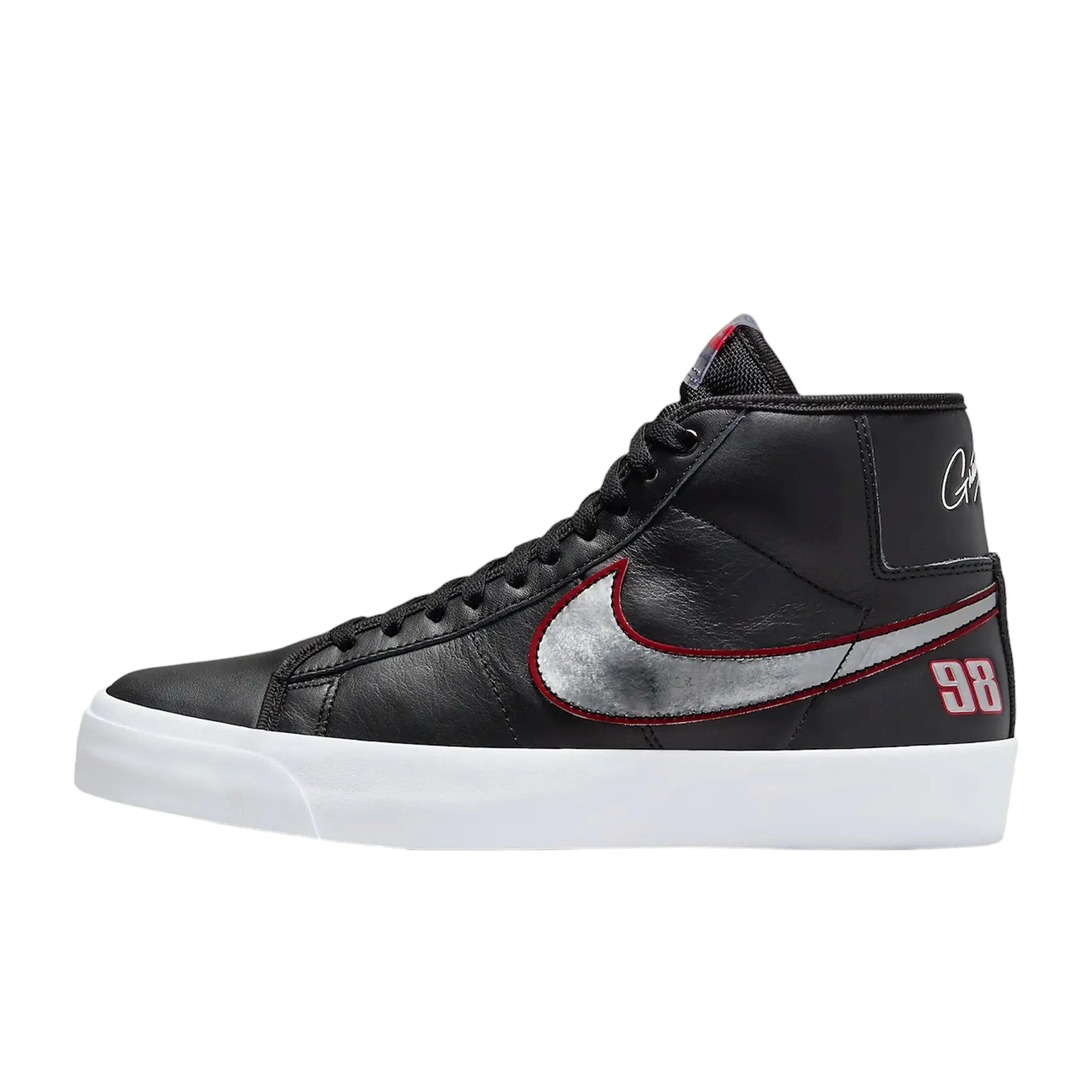 Nike SB Blazer Mid Pro GT // Black/Metallic Silver
