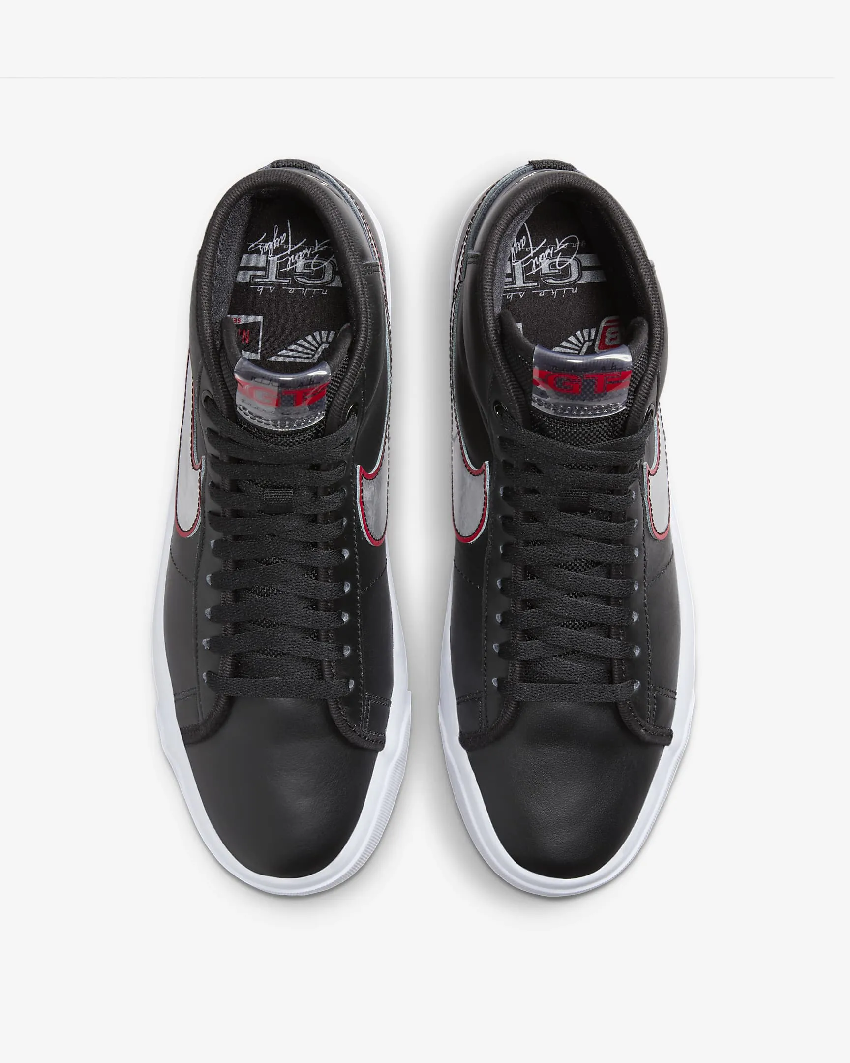 Nike SB Blazer Mid Pro GT // Black/Metallic Silver