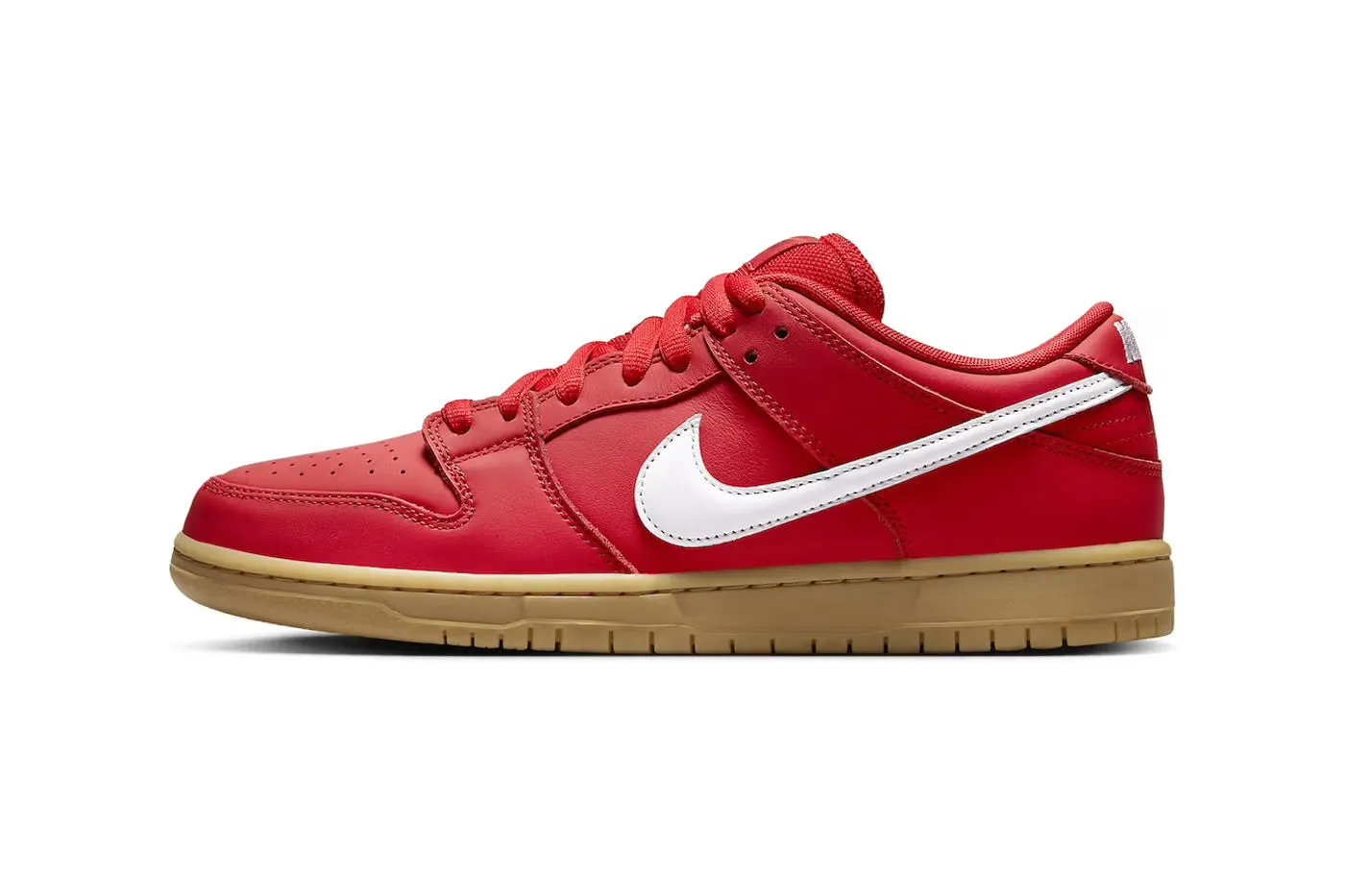 Nike SB Dunk Low  // University Red/White/Gum
