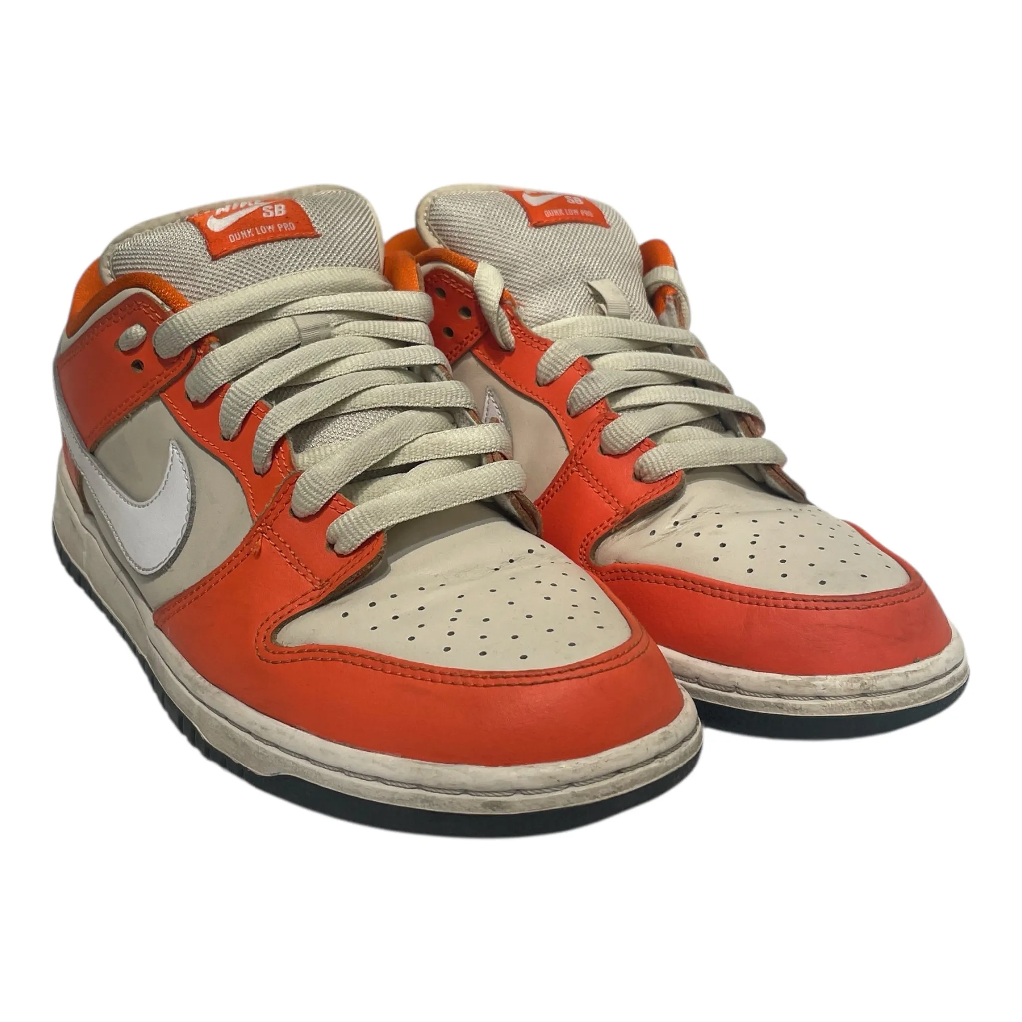 NIKE SB/Low-Sneakers/US 10.5/Leather/ORN/Orange Box