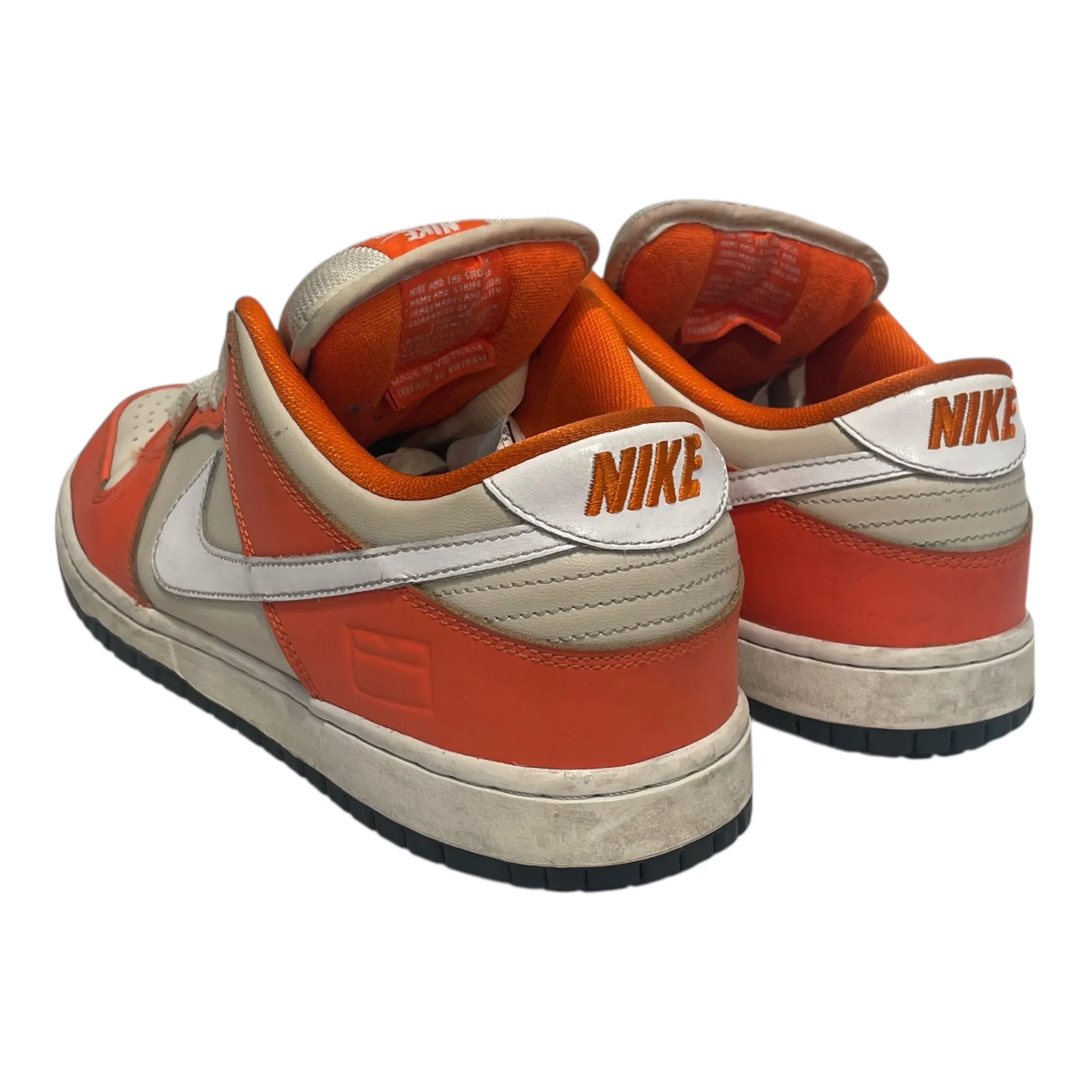 NIKE SB/Low-Sneakers/US 10.5/Leather/ORN/Orange Box