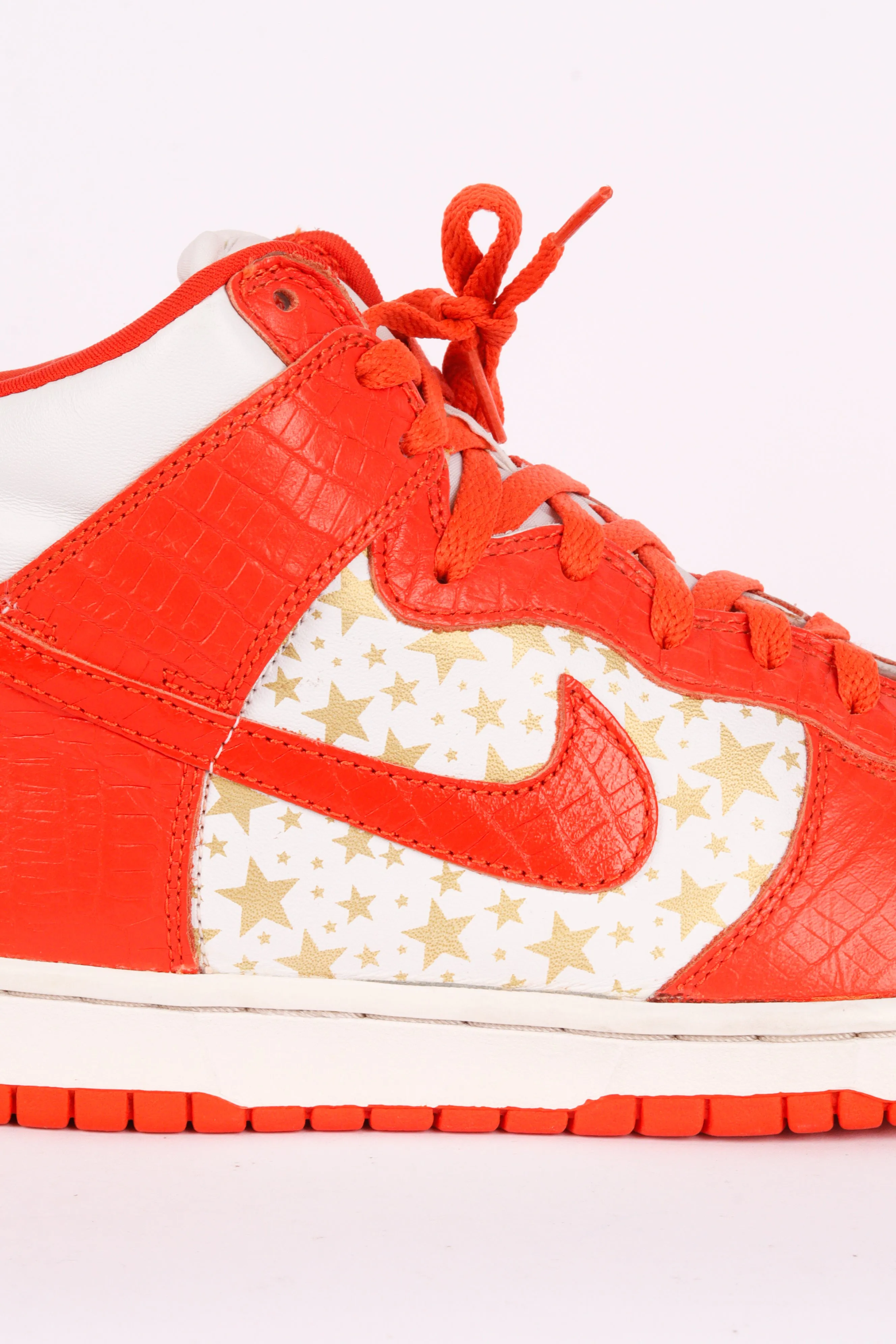 Nike x Supreme FW03 Dunk High Pro SB 'Orange Stars' (2003)