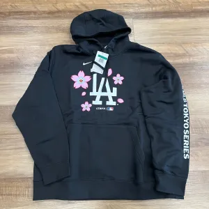 Nike x Takashi Murakami x MLB World Tour Tokyo Series 2025 Dodgers Hoodie Black