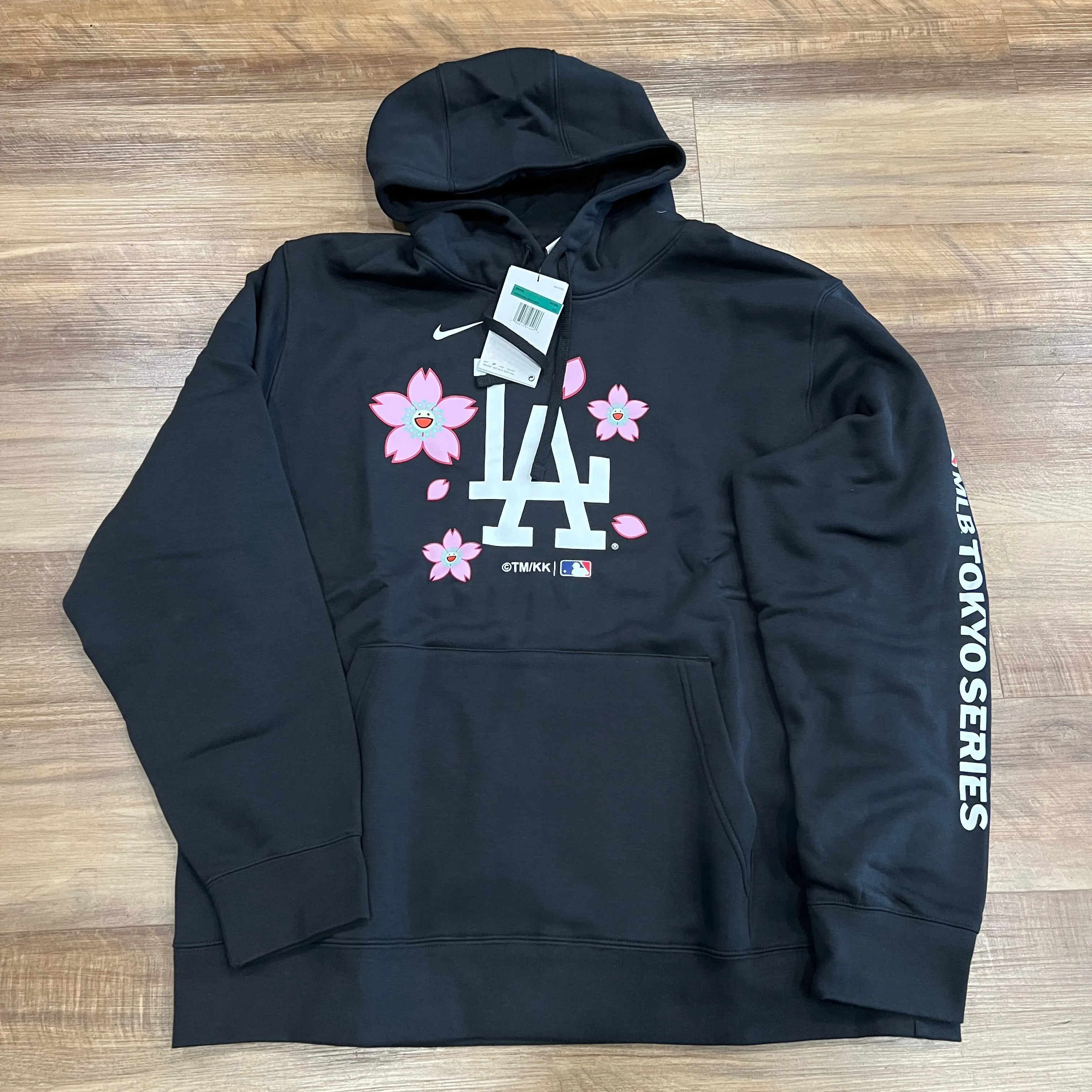 Nike x Takashi Murakami x MLB World Tour Tokyo Series 2025 Dodgers Hoodie Black