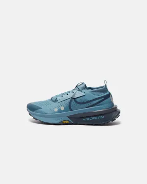 Nike Zegama 2 in Smokey Blue. Armory Navy &amp; Metallic Platinum