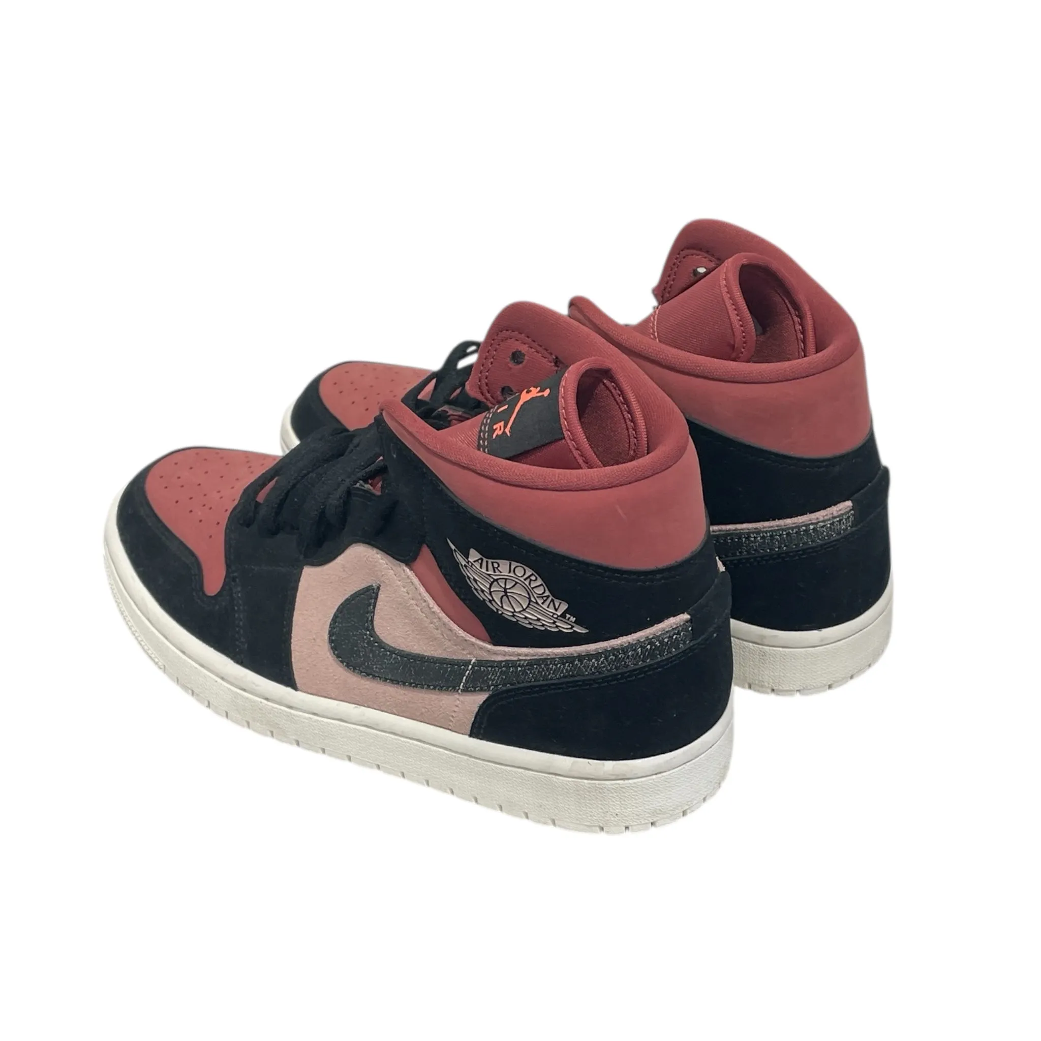 NIKE/AIR JORDAN 1 MID/Hi-Sneakers/US 8.5/PNK/BQ6472-202