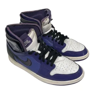 NIKE/AIR JORDAN 1 ZOOM AIR CMFT/Hi-Sneakers/US 12/Leather/PPL/CT0979-505
