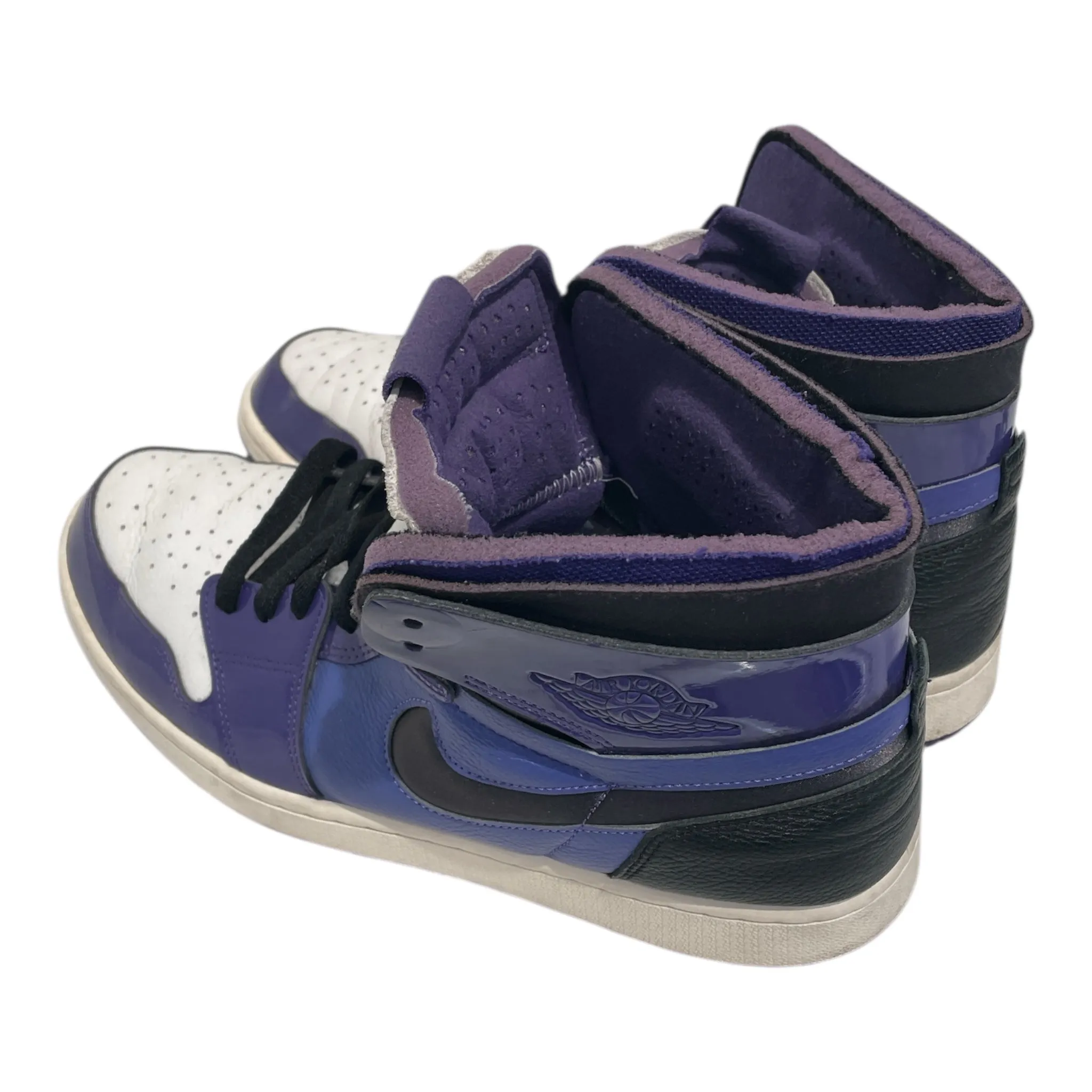 NIKE/AIR JORDAN 1 ZOOM AIR CMFT/Hi-Sneakers/US 12/Leather/PPL/CT0979-505