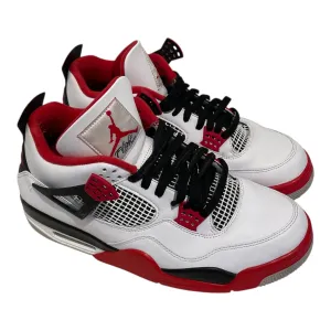NIKE/AIR JORDAN 4 RETRO OG/Hi-Sneakers/US 10/Leather/WHT/DC7770-160
