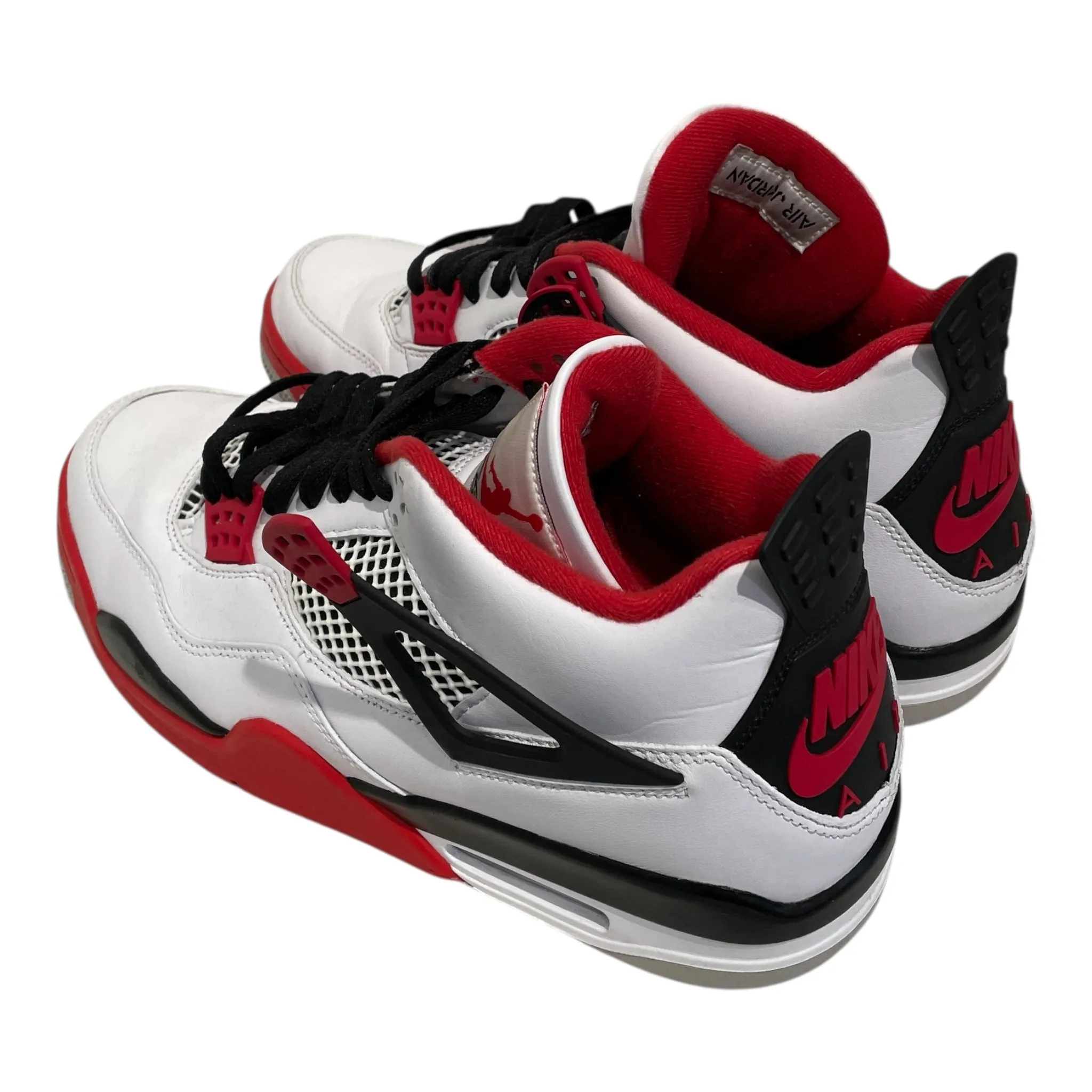 NIKE/AIR JORDAN 4 RETRO OG/Hi-Sneakers/US 10/Leather/WHT/DC7770-160