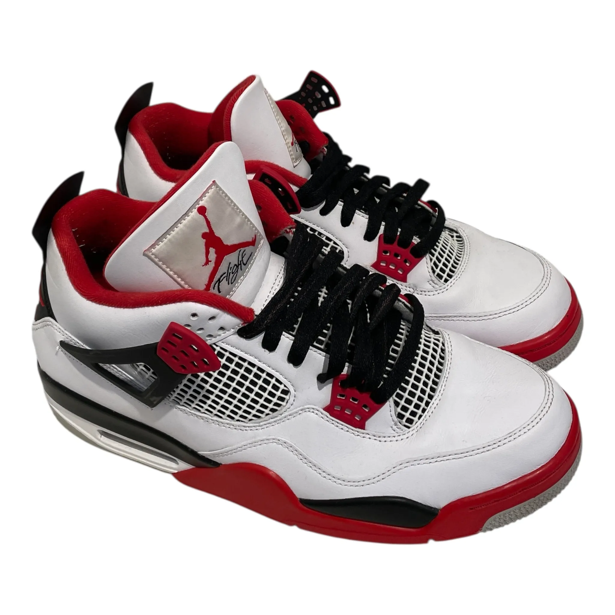 NIKE/AIR JORDAN 4 RETRO OG/Hi-Sneakers/US 10/Leather/WHT/DC7770-160