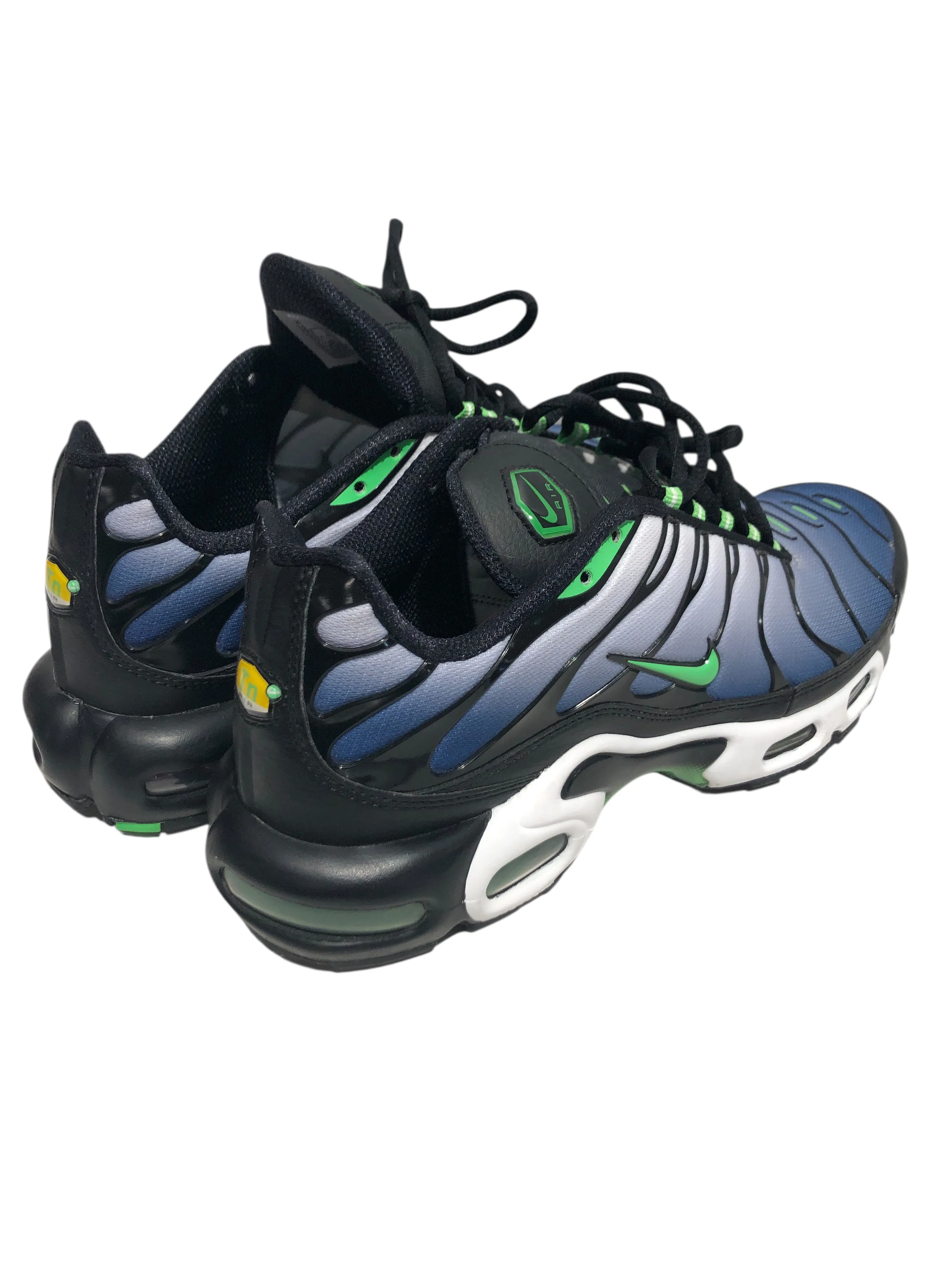NIKE/AIR MAX PLUS/Low-Sneakers/US 9.5/Cotton/BLU/DX4326-001