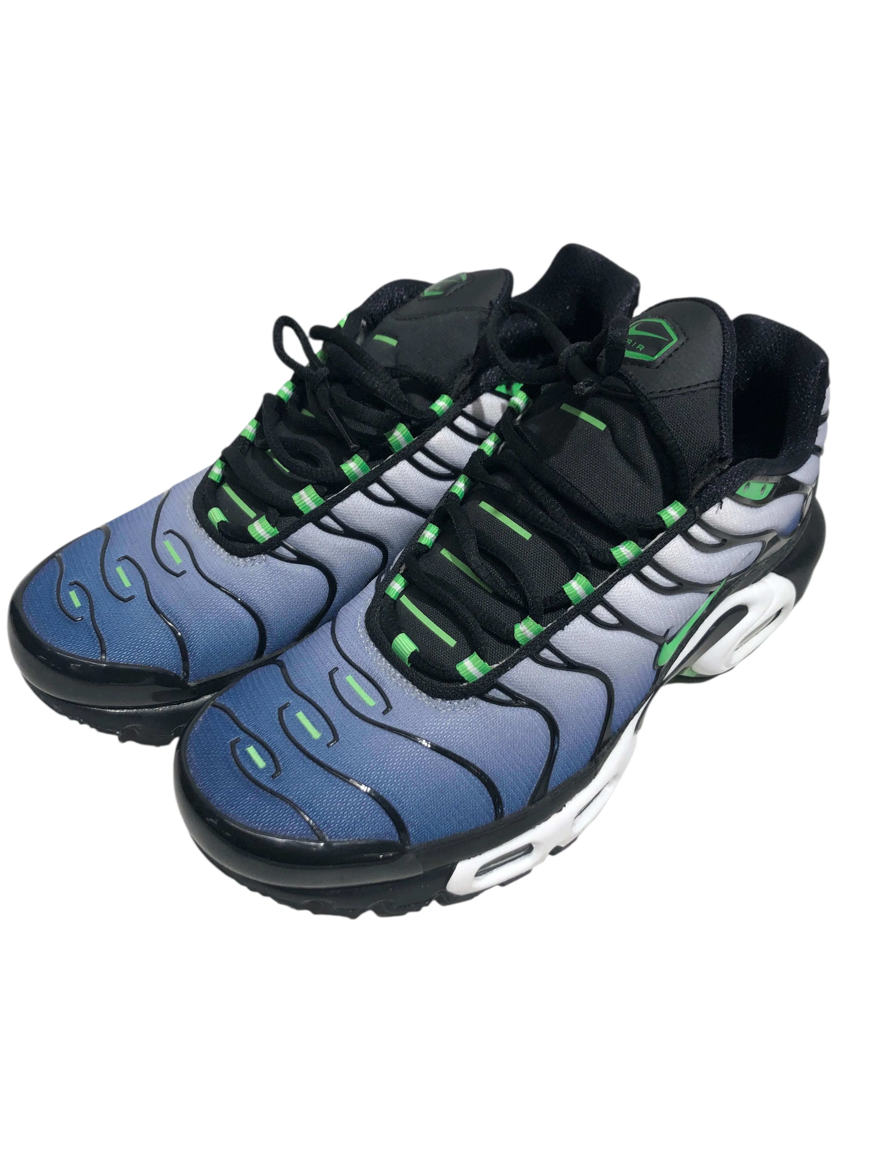 NIKE/AIR MAX PLUS/Low-Sneakers/US 9.5/Cotton/BLU/DX4326-001