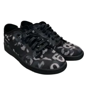 NIKE/CDG/Low-Sneakers/US 12.5/All Over Print/Acrylic/BLK/DUNK CDG PRINT
