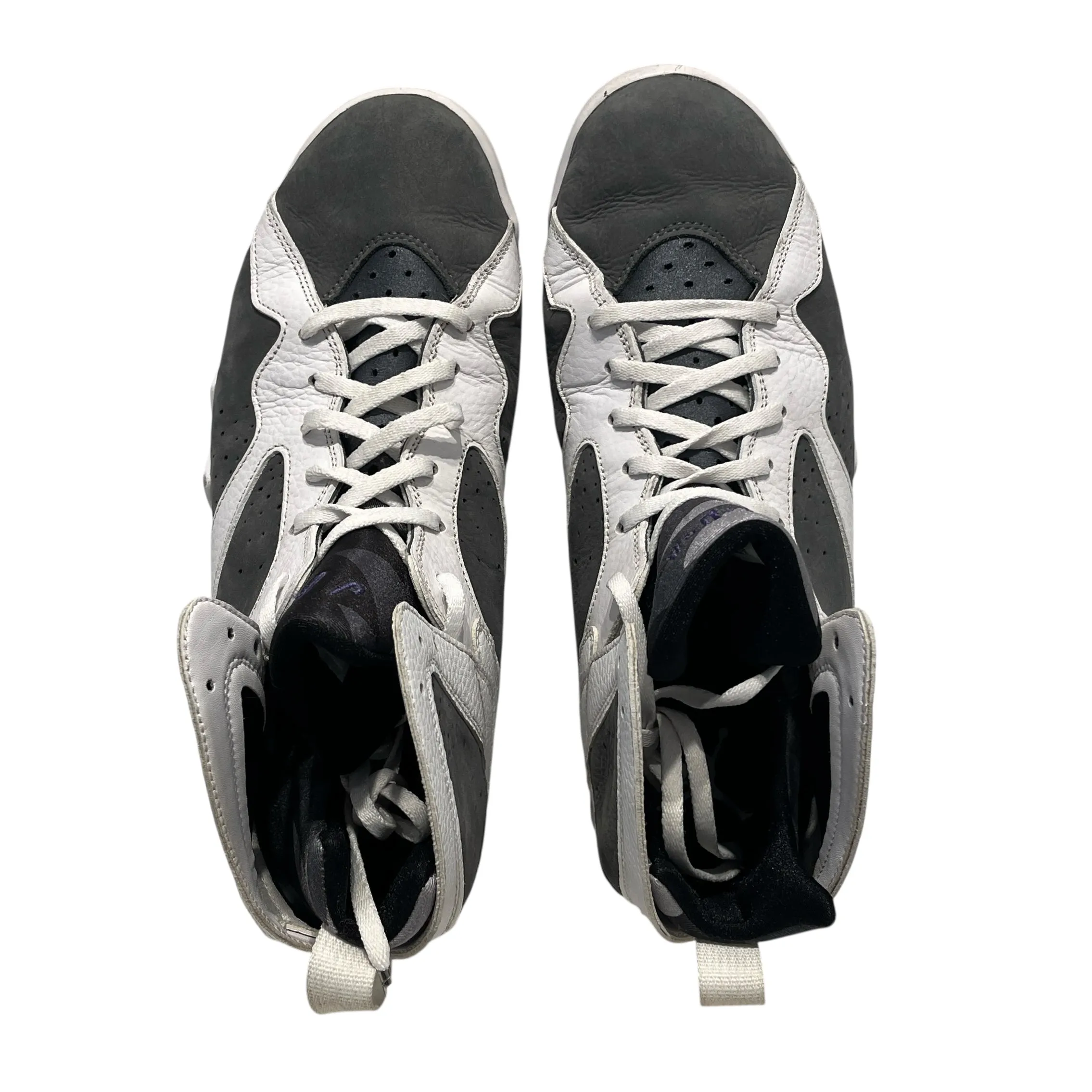 NIKE/Hi-Sneakers/US 11.5/Leather/GRY/Jordan 7 Retro Flint