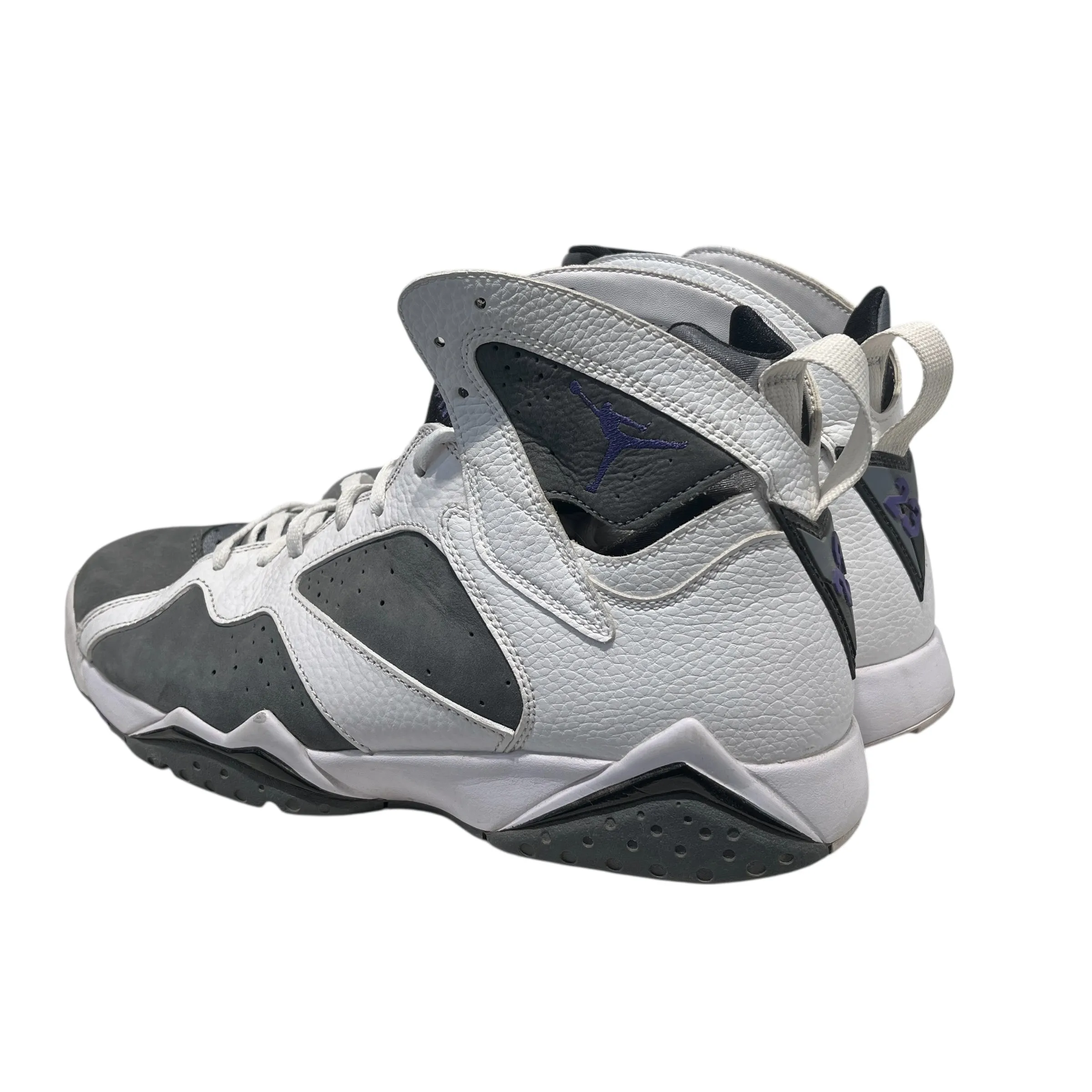 NIKE/Hi-Sneakers/US 11.5/Leather/GRY/Jordan 7 Retro Flint