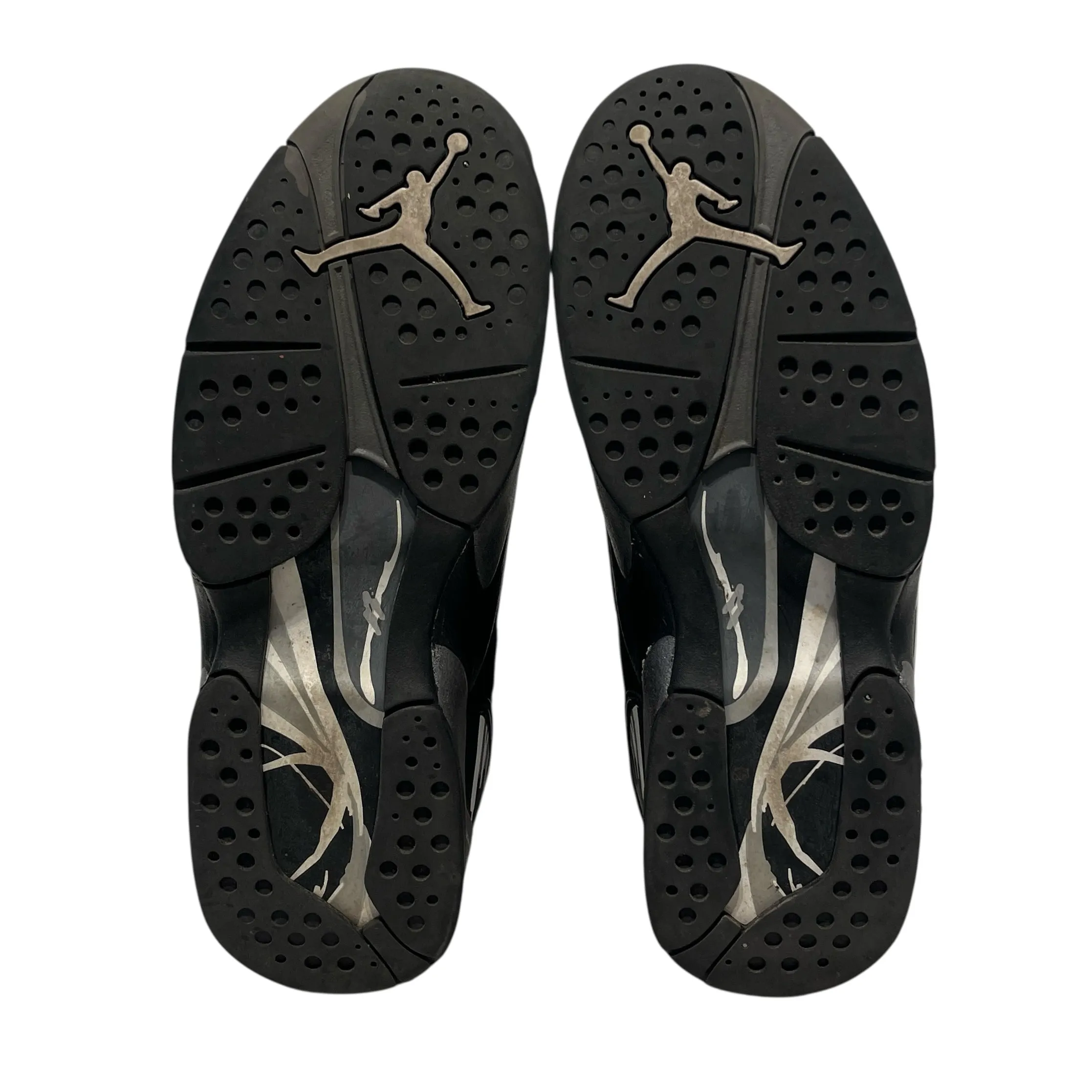 NIKE/Hi-Sneakers/US 8.5/Suede/BLK/Jordan 8 Chrome