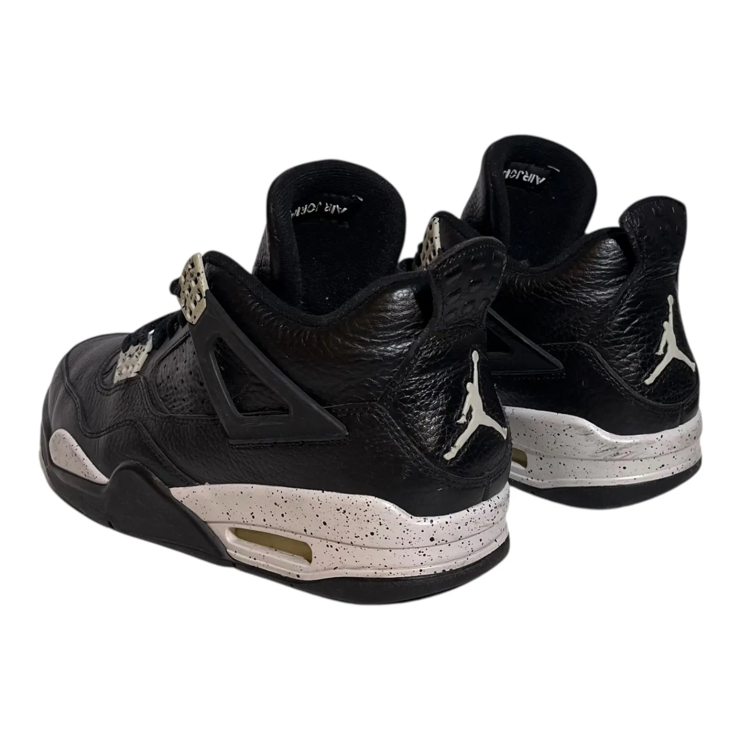 NIKE/Hi-Sneakers/US 9.5/Leather/BLK/retro 4 oreo