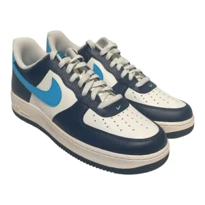 NIKE/Low-Sneakers/US 11.5/Leather/BLU/AF1