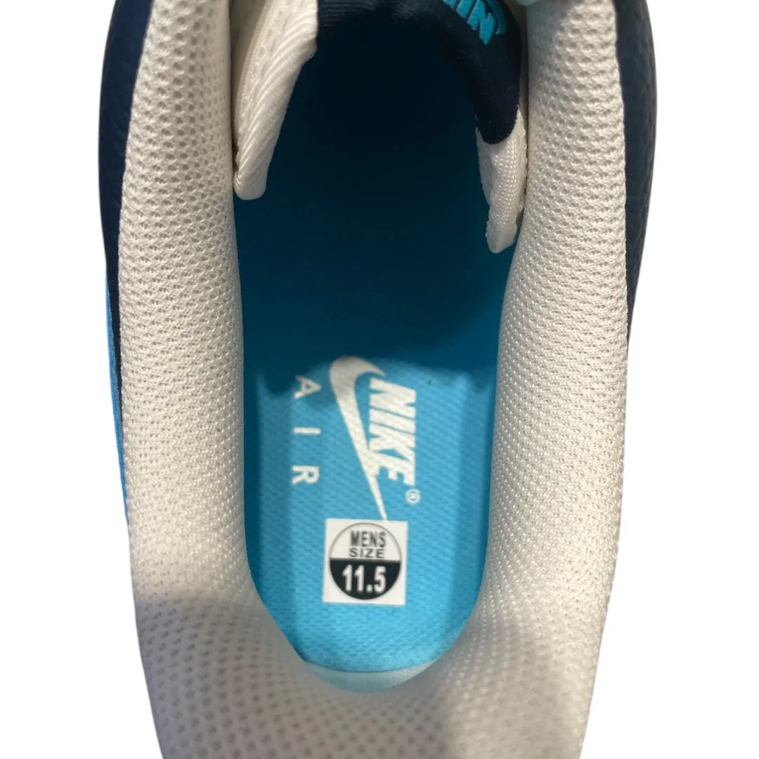 NIKE/Low-Sneakers/US 11.5/Leather/BLU/AF1