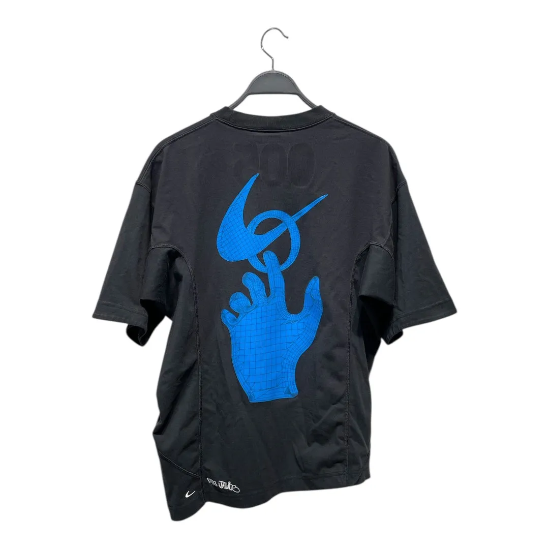 NIKE/OFF-WHITE/T-Shirt/M/Cotton/BLK/