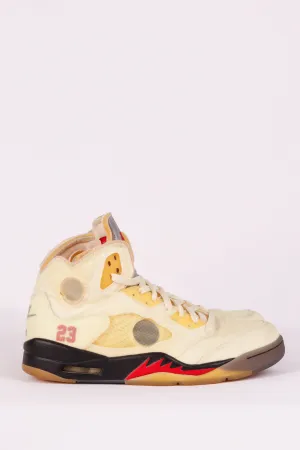 OFF-White x Nike Air Jordan 5 Retro SP 'Sail' (2020)