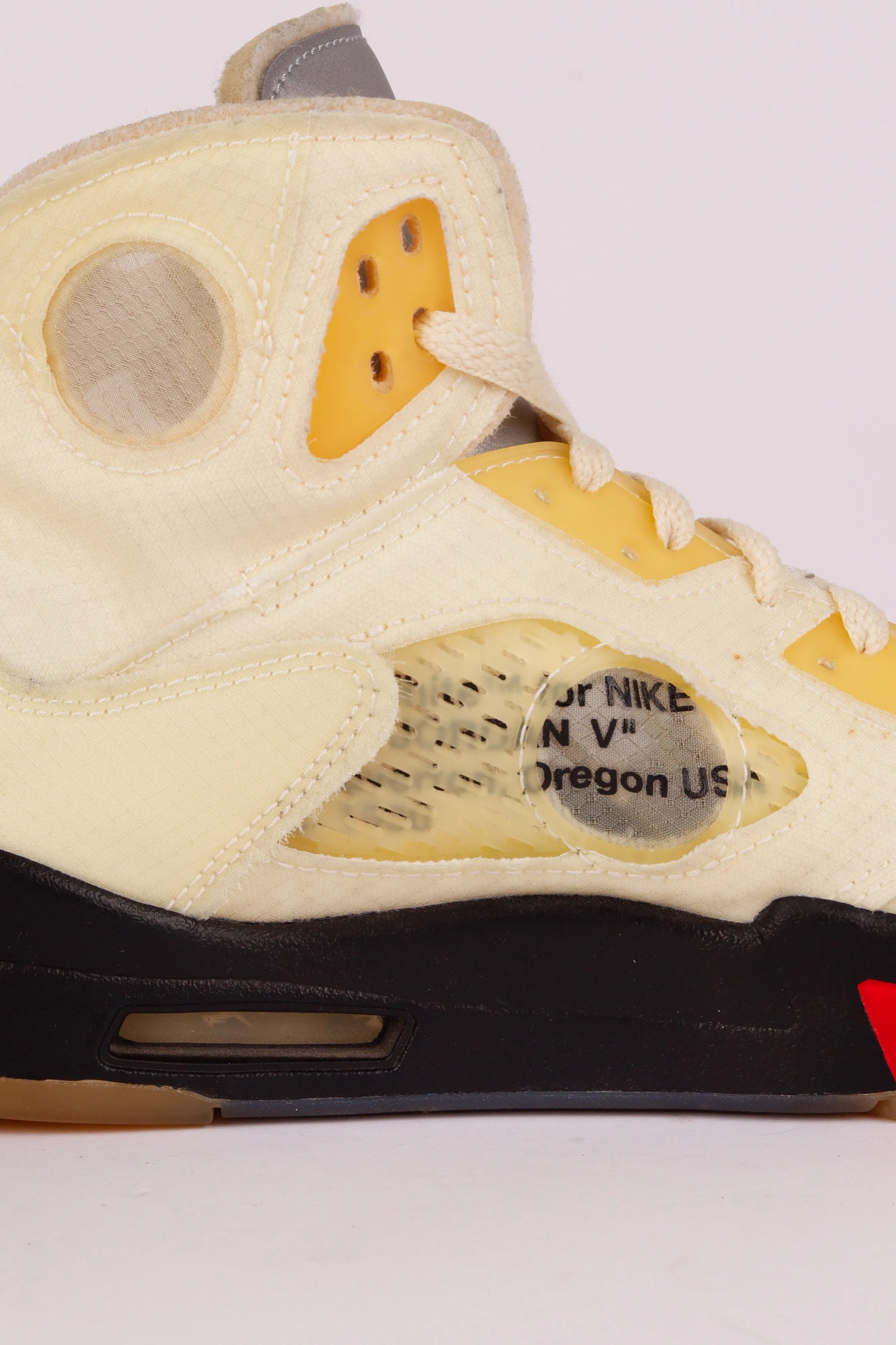 OFF-White x Nike Air Jordan 5 Retro SP 'Sail' (2020)