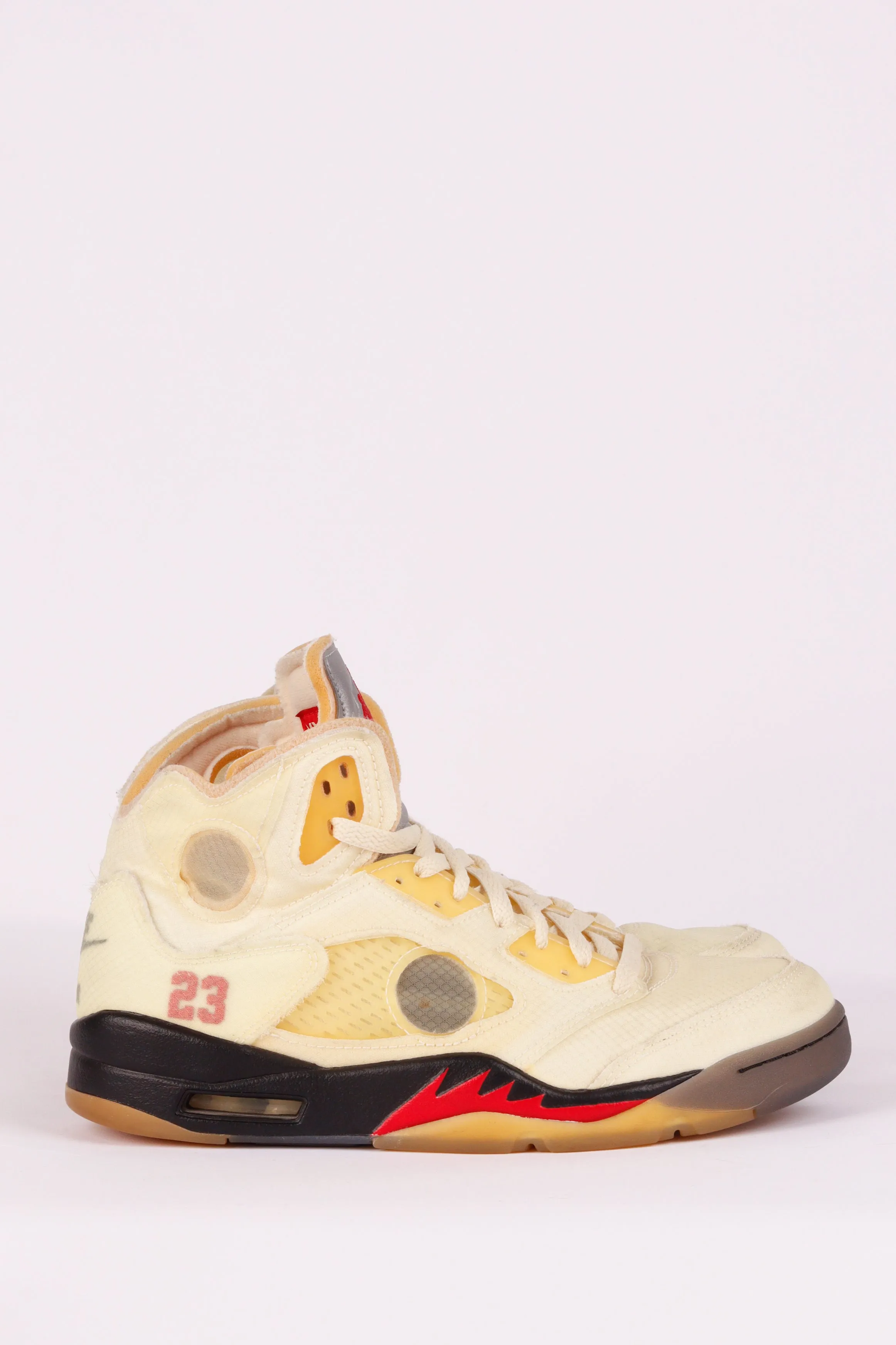 OFF-White x Nike Air Jordan 5 Retro SP 'Sail' (2020)