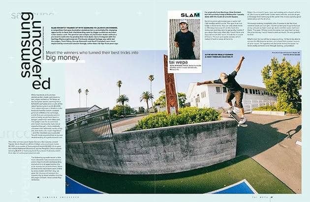 Slam Skateboarding Magazine #245 SOTY